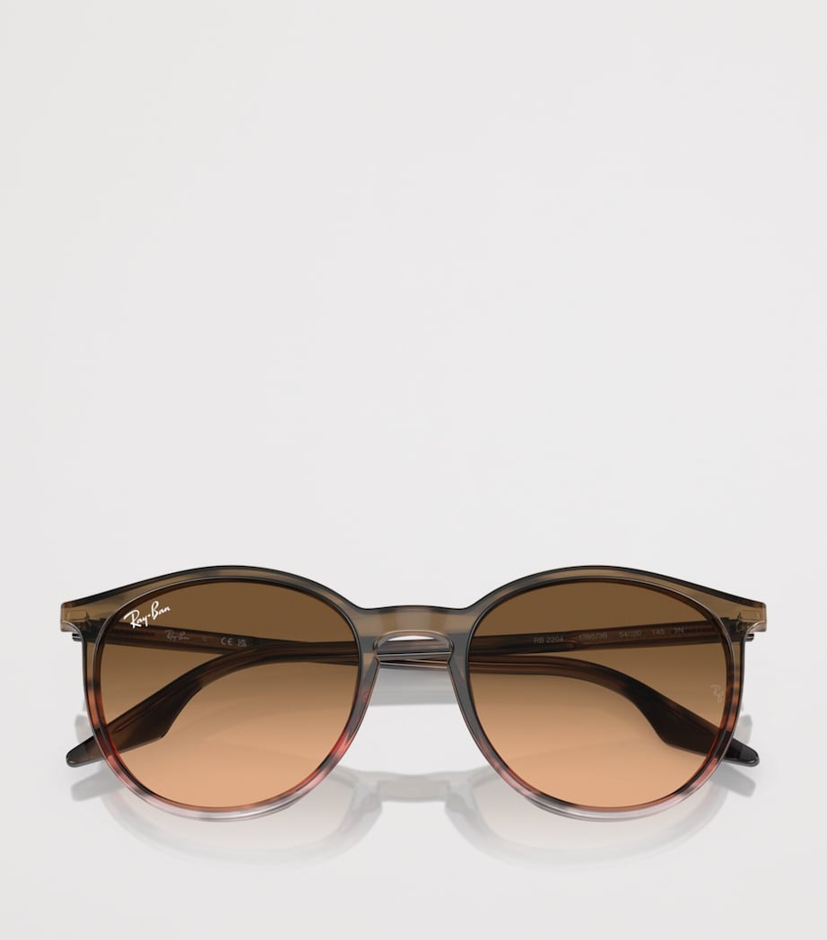 Ray-Ban Phantos Round Sunglasses Brown Image 5