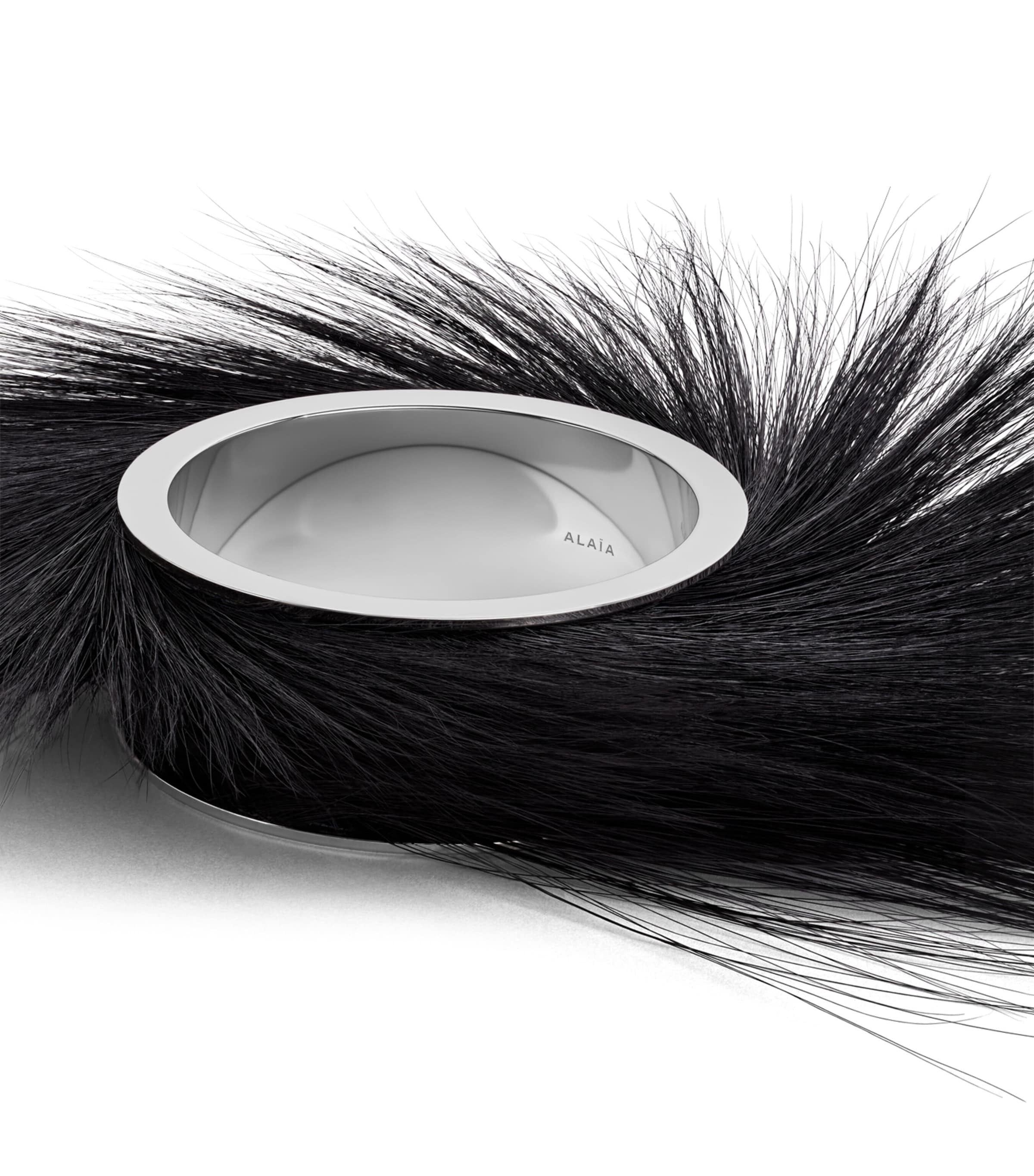 Alaïa Antelope Hair Blade Bangle Laque Image 3
