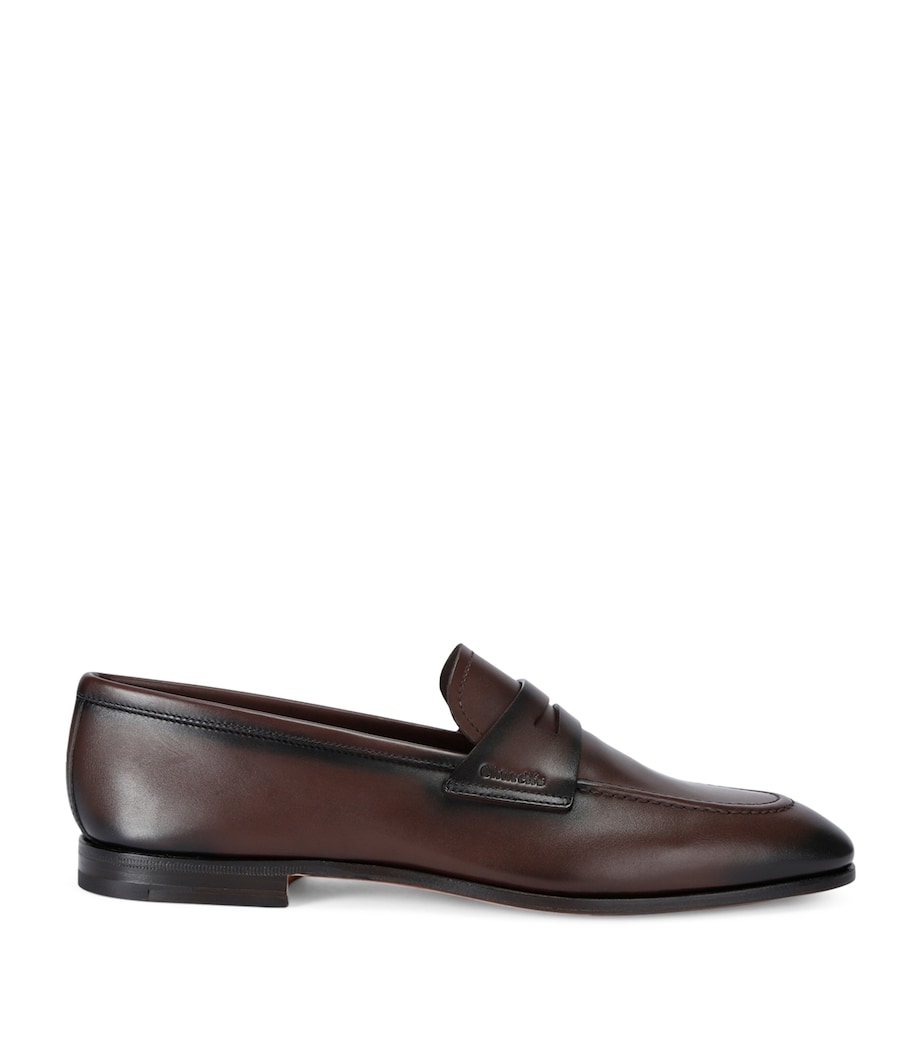 Leather Maesteg Loafers BROWN Image 1