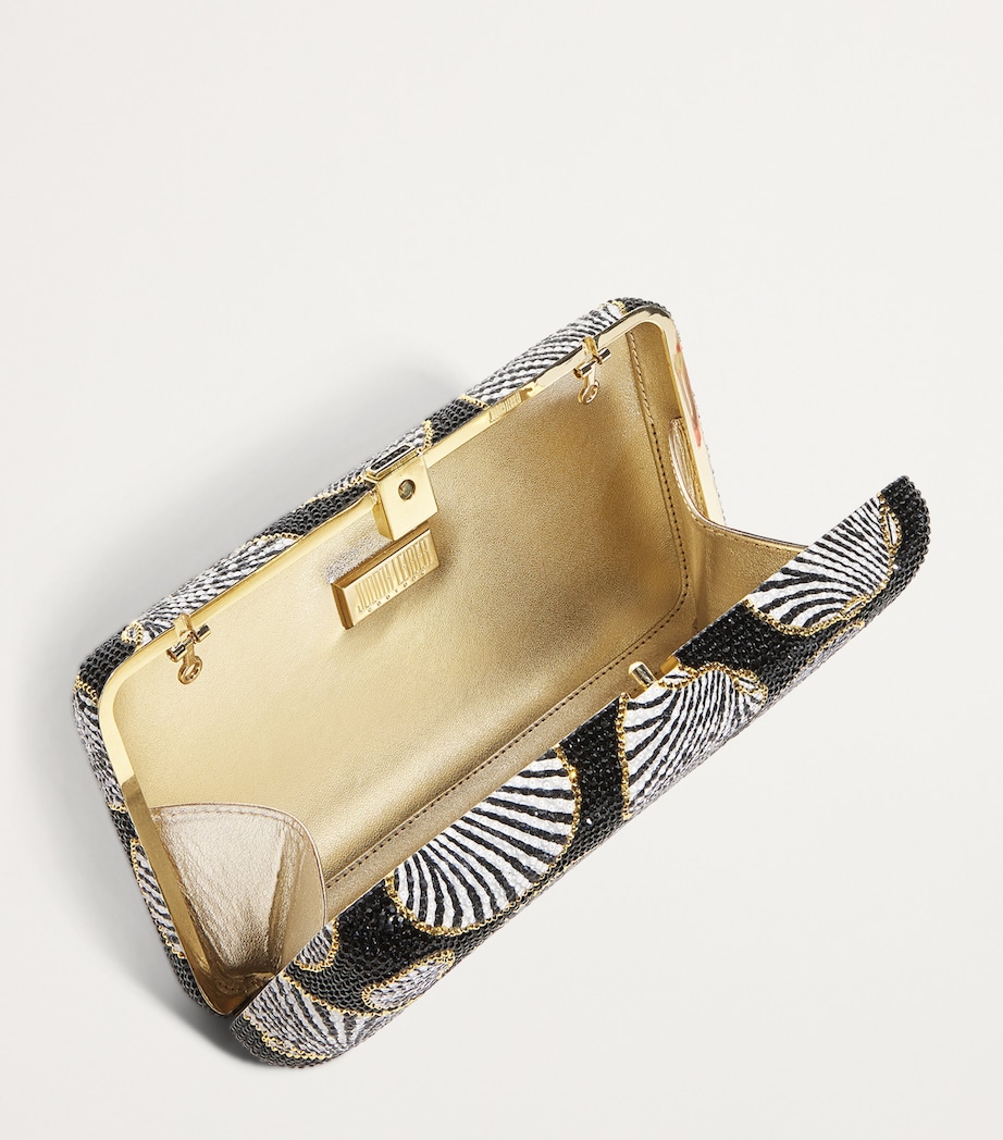 Midnight Mollusk Clutch Bag CHAMPAGNE JET MULTI Image 4