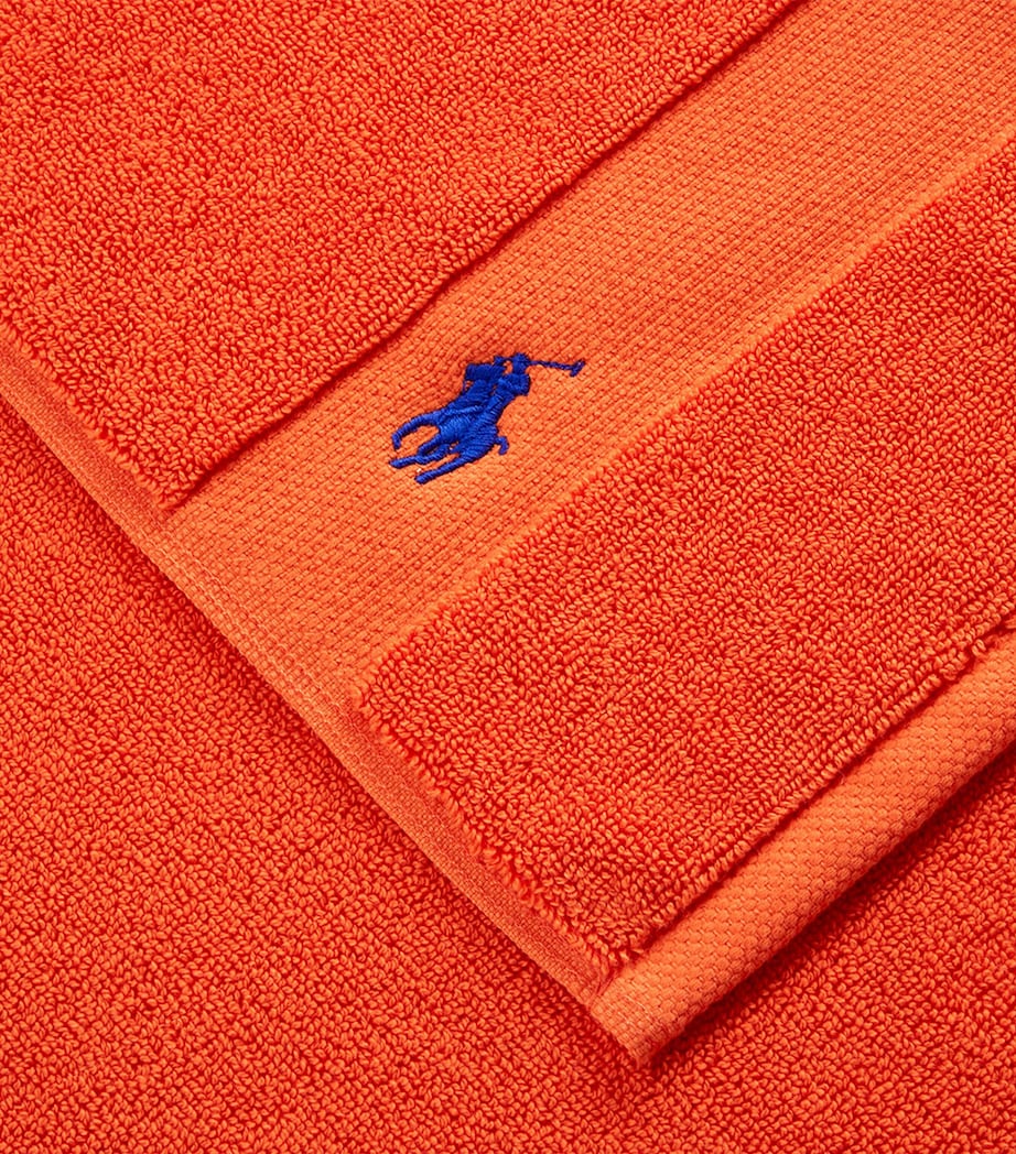 Polo Player Bath Mat (55cm x 90cm) SAILING ORANGE Image 3