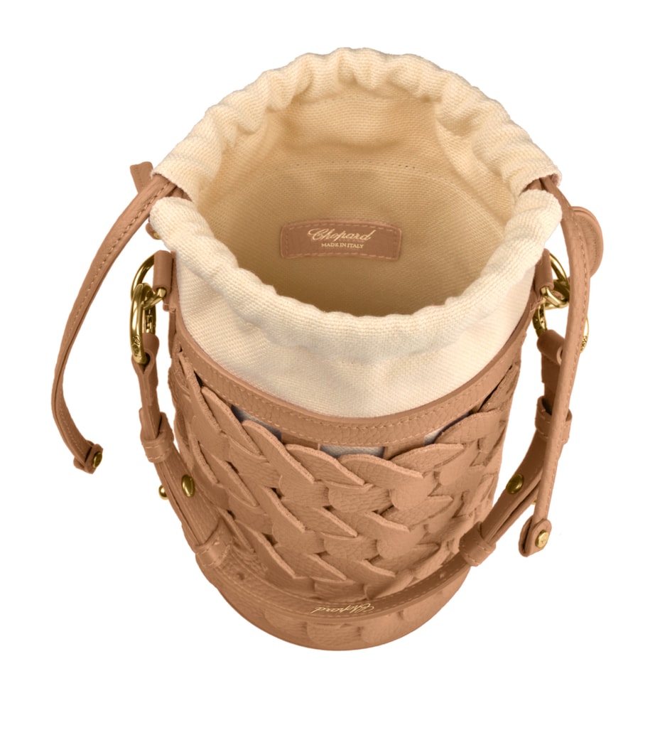 Mini Happy Hearts Bucket Bag CAMEL Image 4