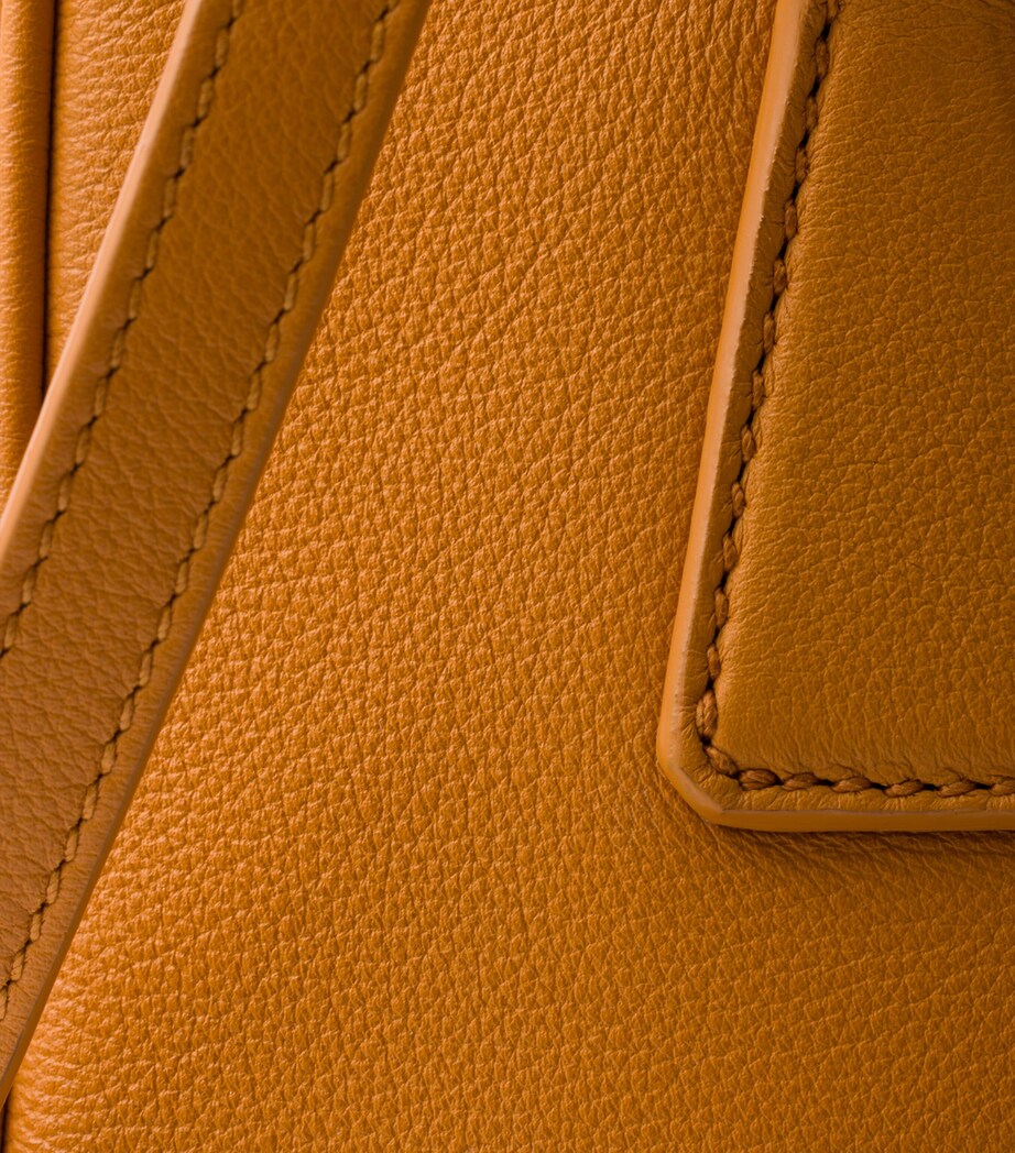 Small Leather Galleria Top-Handle Bag F0287 Image 5