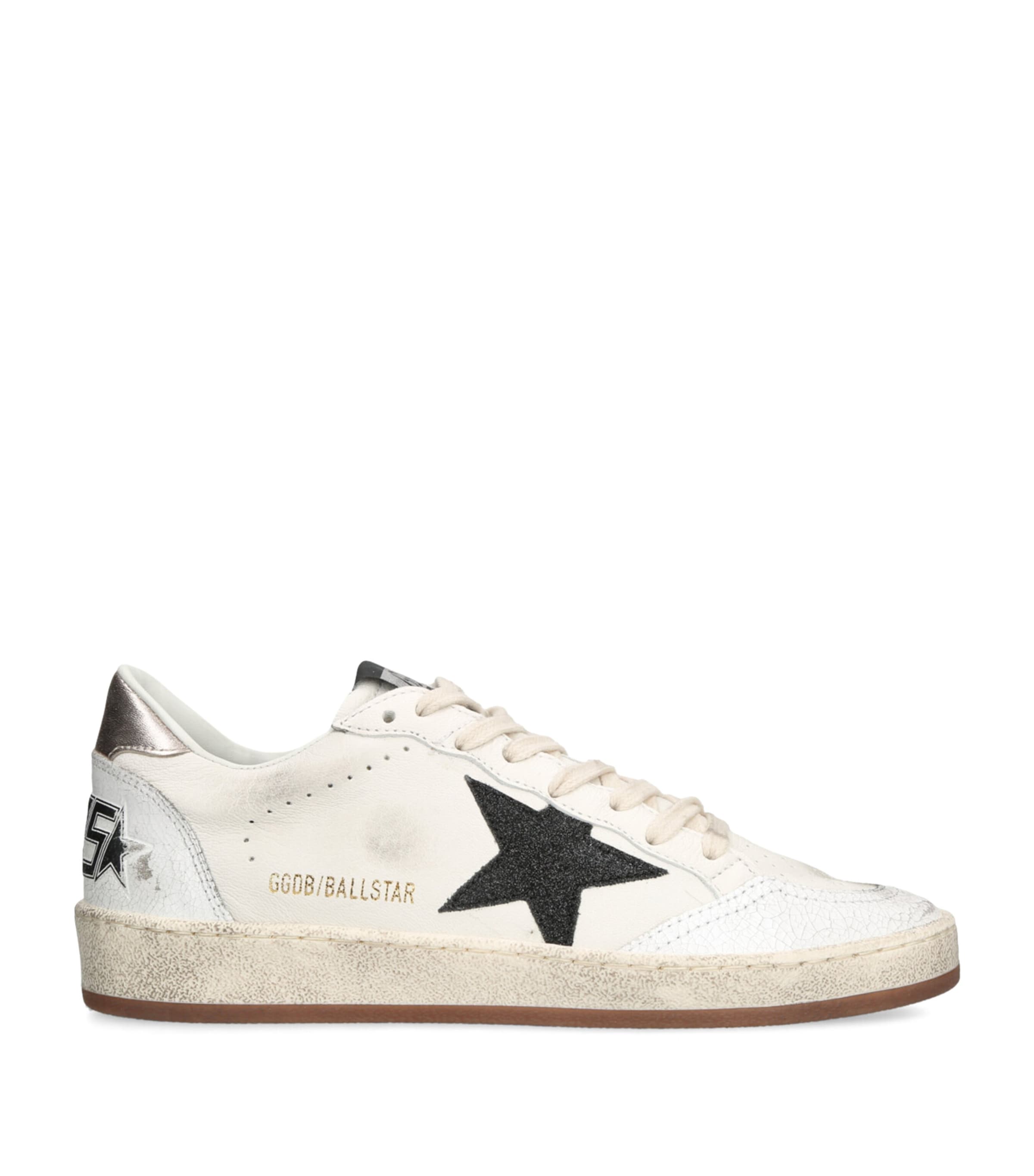 Golden Goose Leather Ball Star Sneakers | Harrods US
