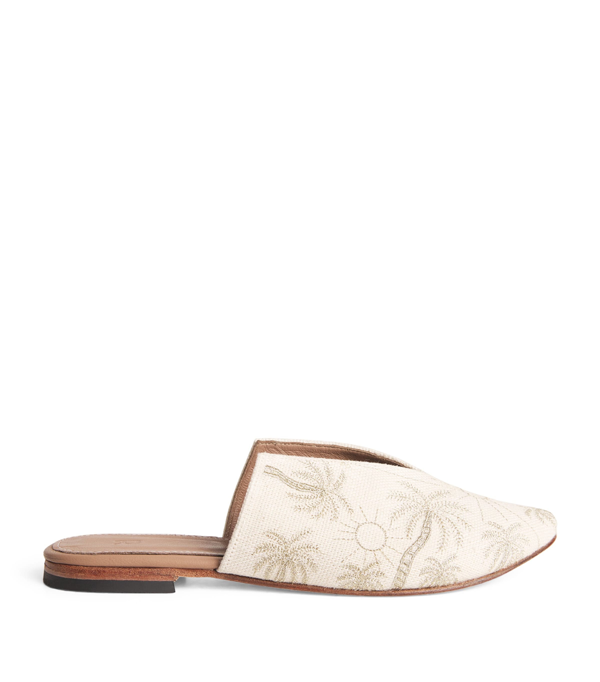 Ramla Linen Mules