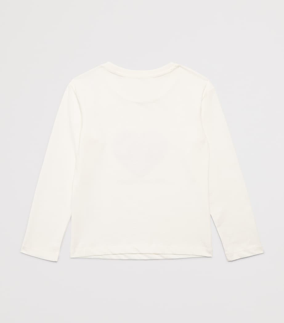 Cotton Forest Heart Print T-Shirt (4-14 Years) U0003OFF WHITE Image 2