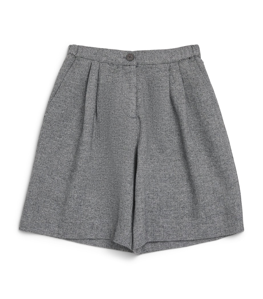 Wool-Blend Bermuda Shorts (2-14 Years) 090CARBON GREY Image 1