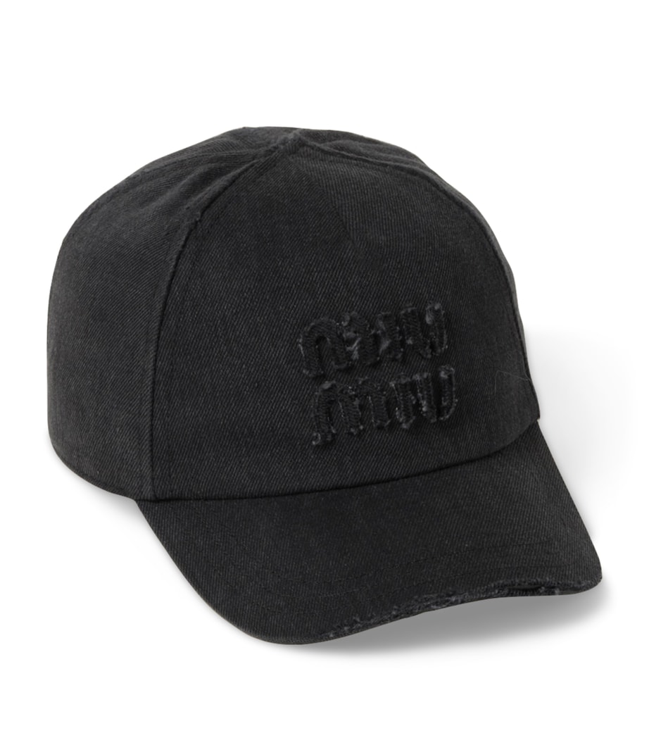 Denim Logo Baseball Cap F0002 Image 1