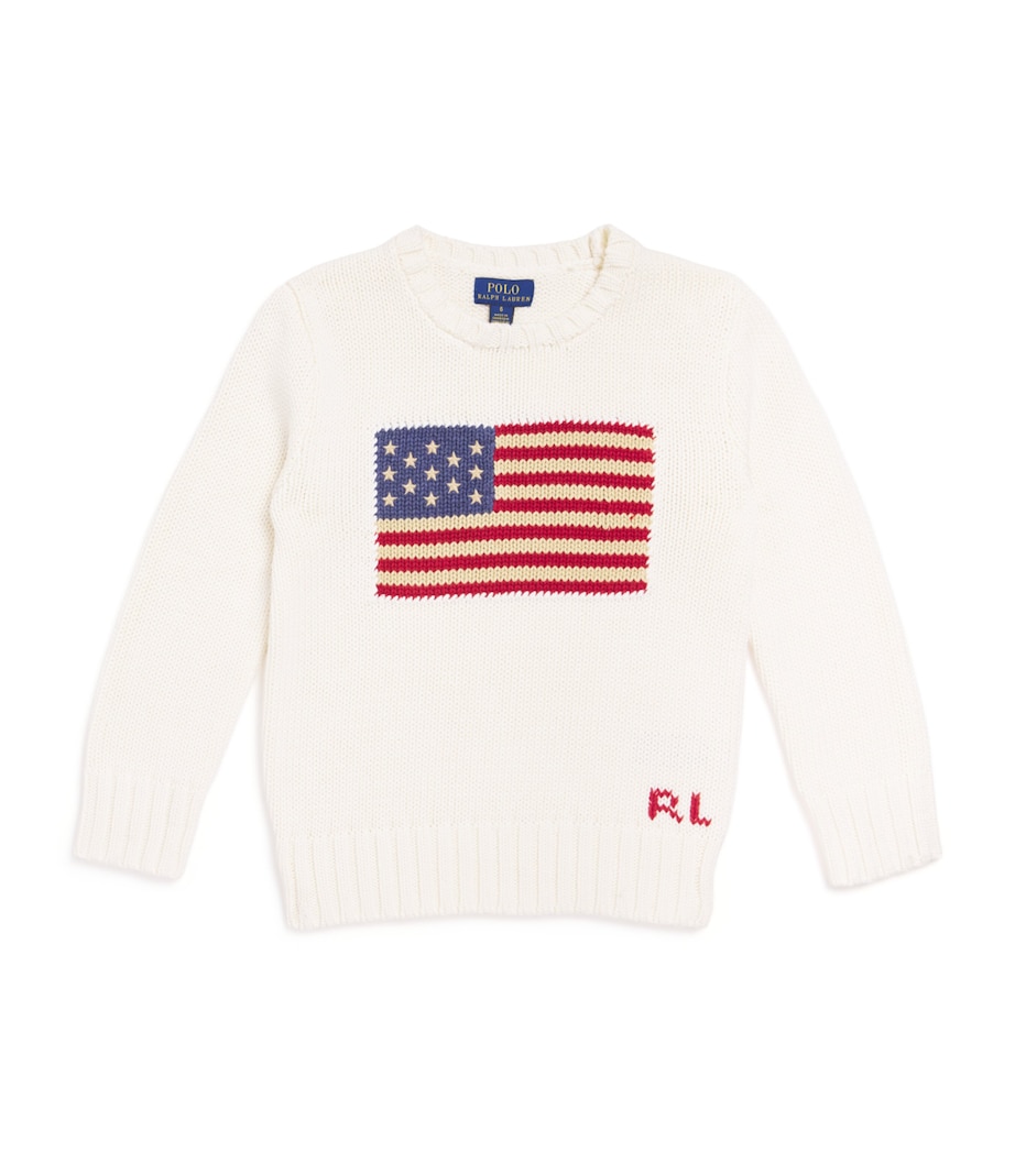 American Flag Sweater (2-7 Years) NEVIS Image 1