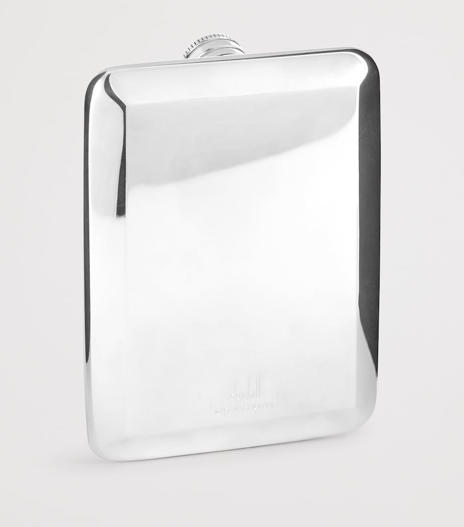 Silver Slim Pocket Flask 040SILVER Image 2