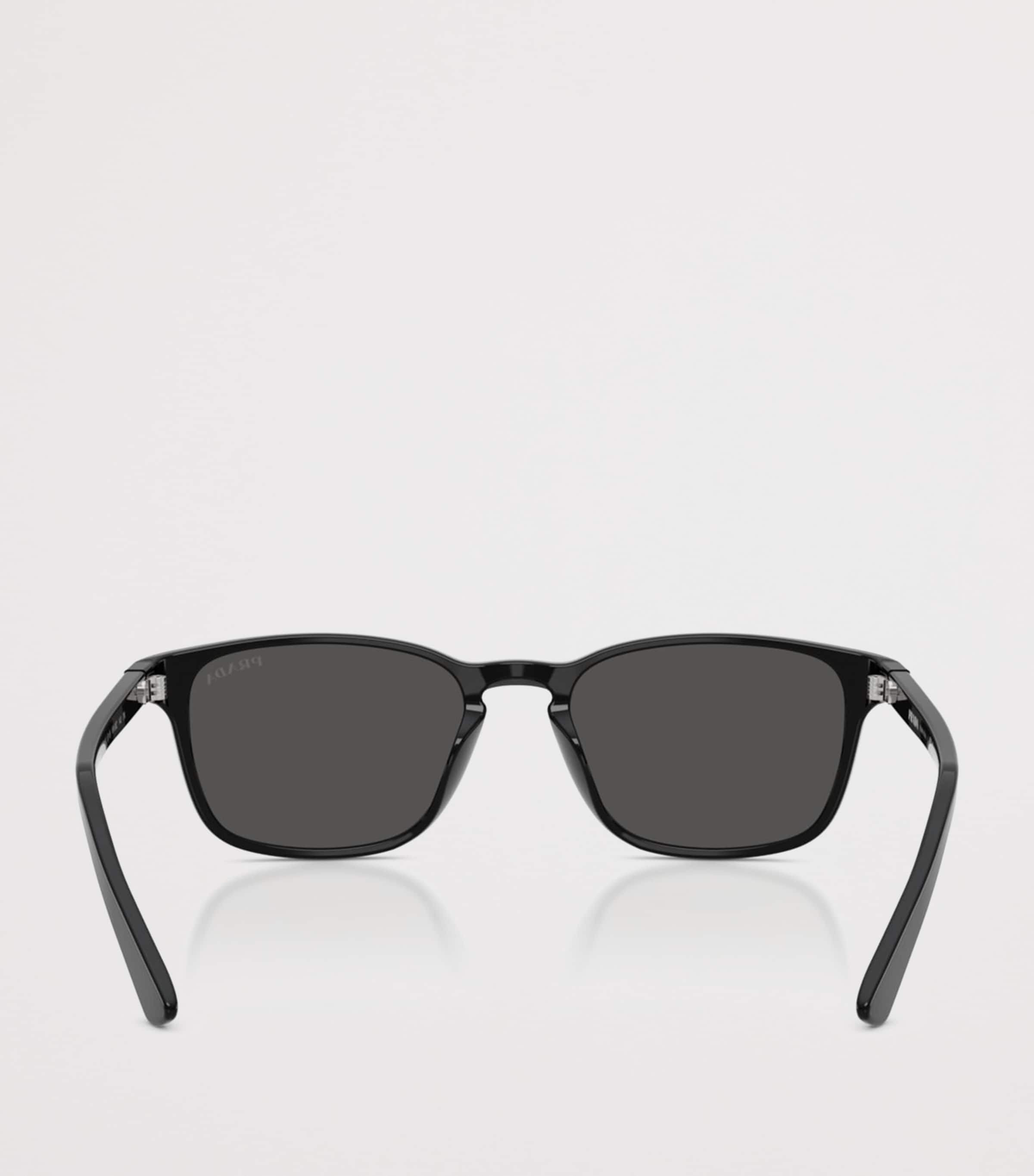 Prada Acetate Pillow Sunglasses Black Image 4