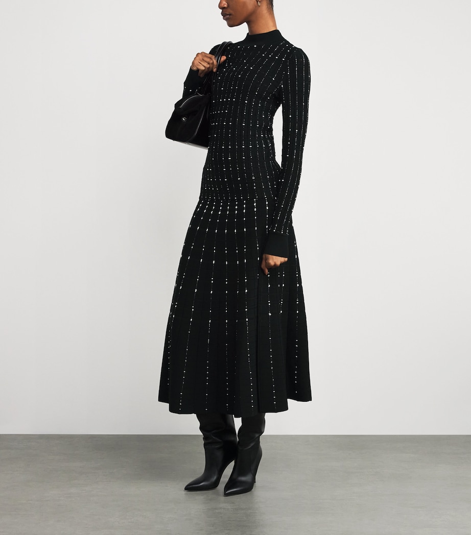 Fragmented Stripes Sweater BLACK/IVORY Image 2