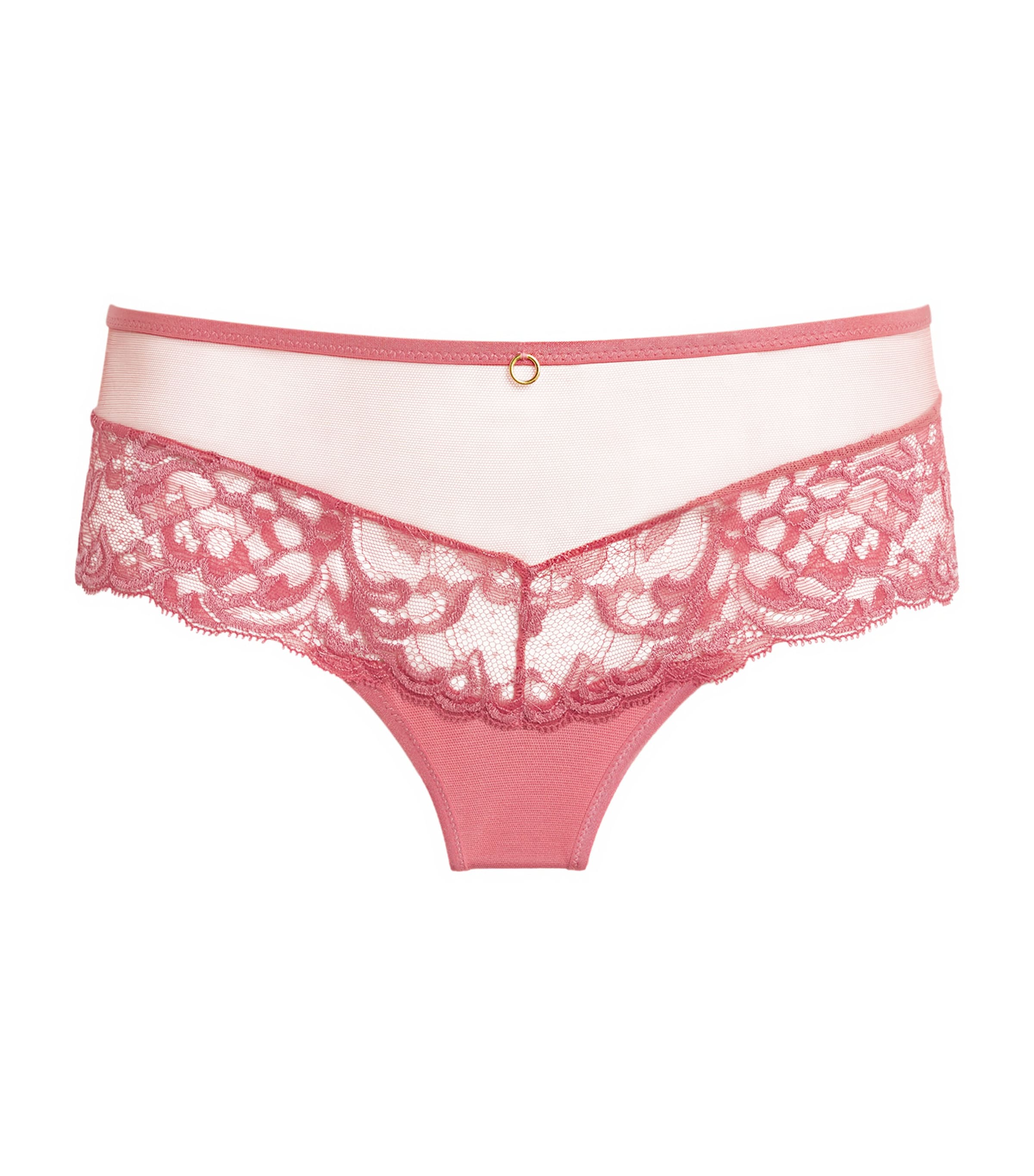 Aubade Lace Shorty In Pink