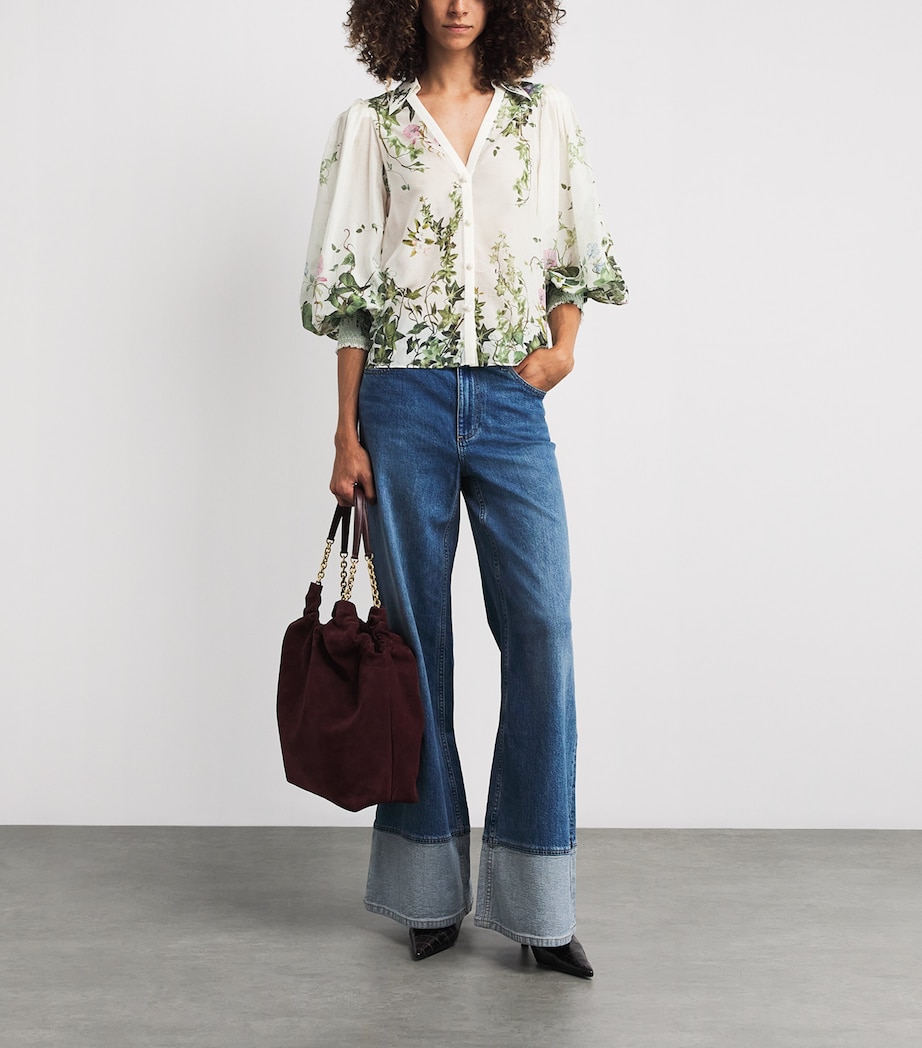 Cotton-Silk Charis Blouse IVY ROMANCE F108 Image 2