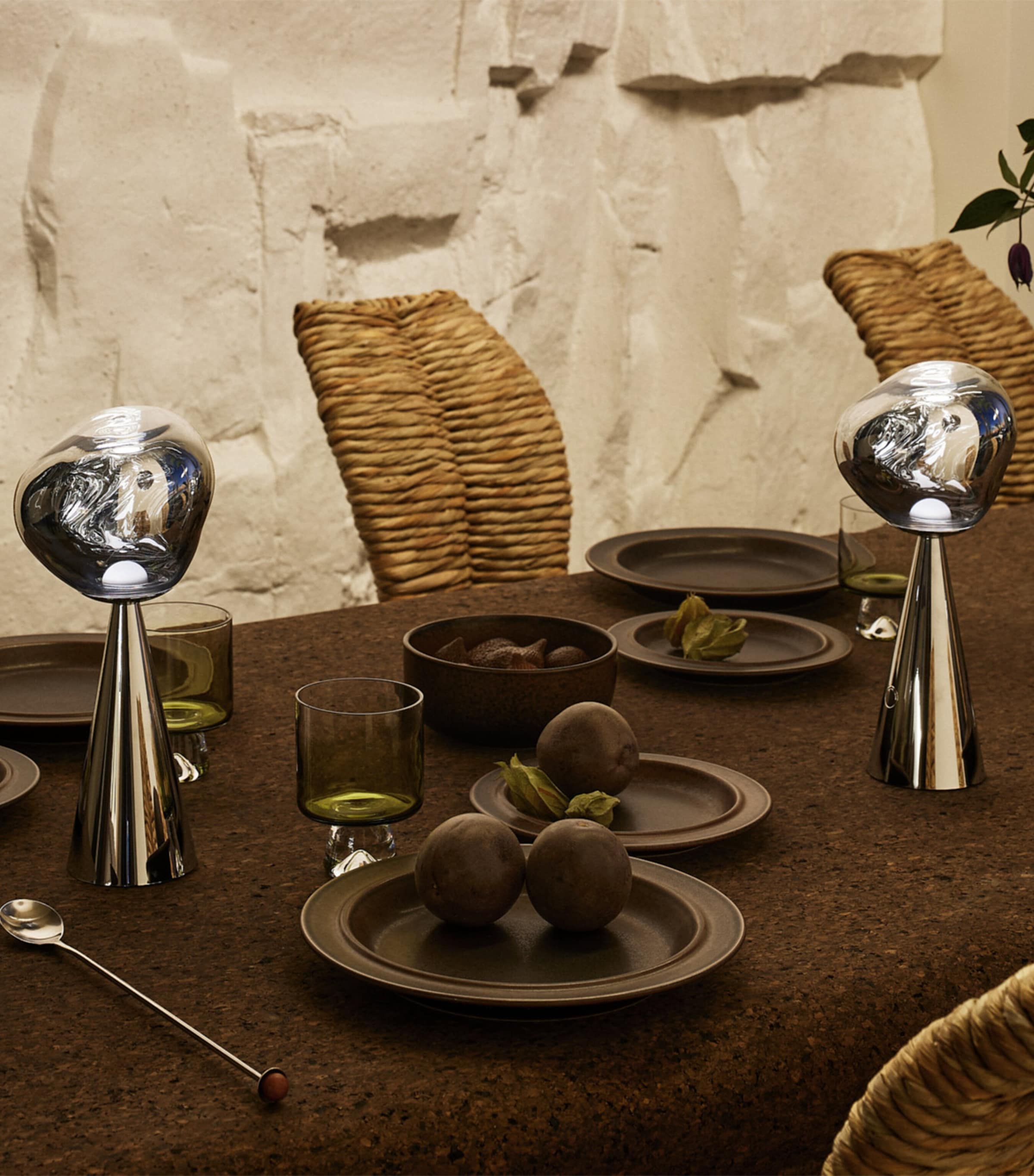 Portable Melt Table Lamp SILVER Image 6