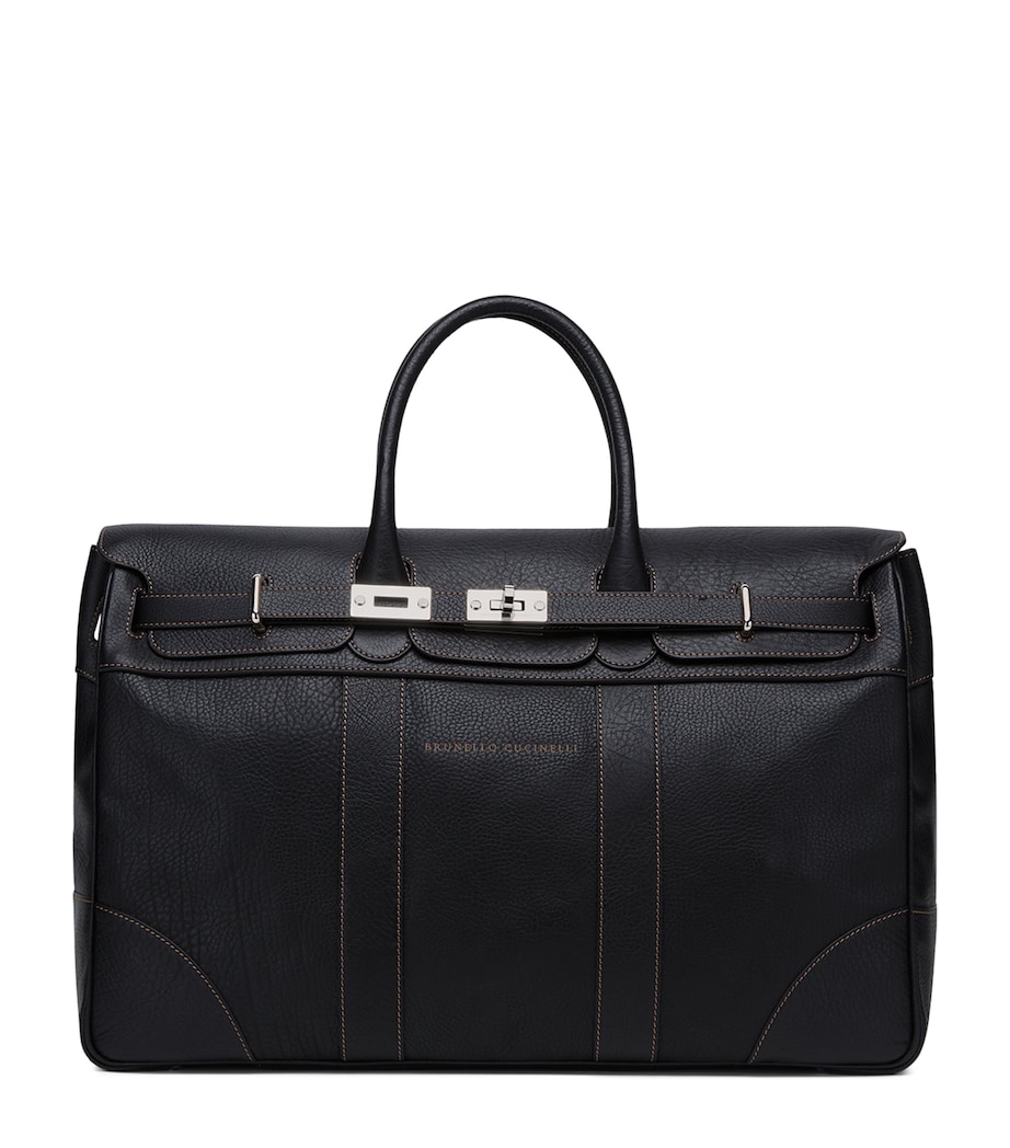 Grained Calfskin Top-Handle Holdall C101 Image 1