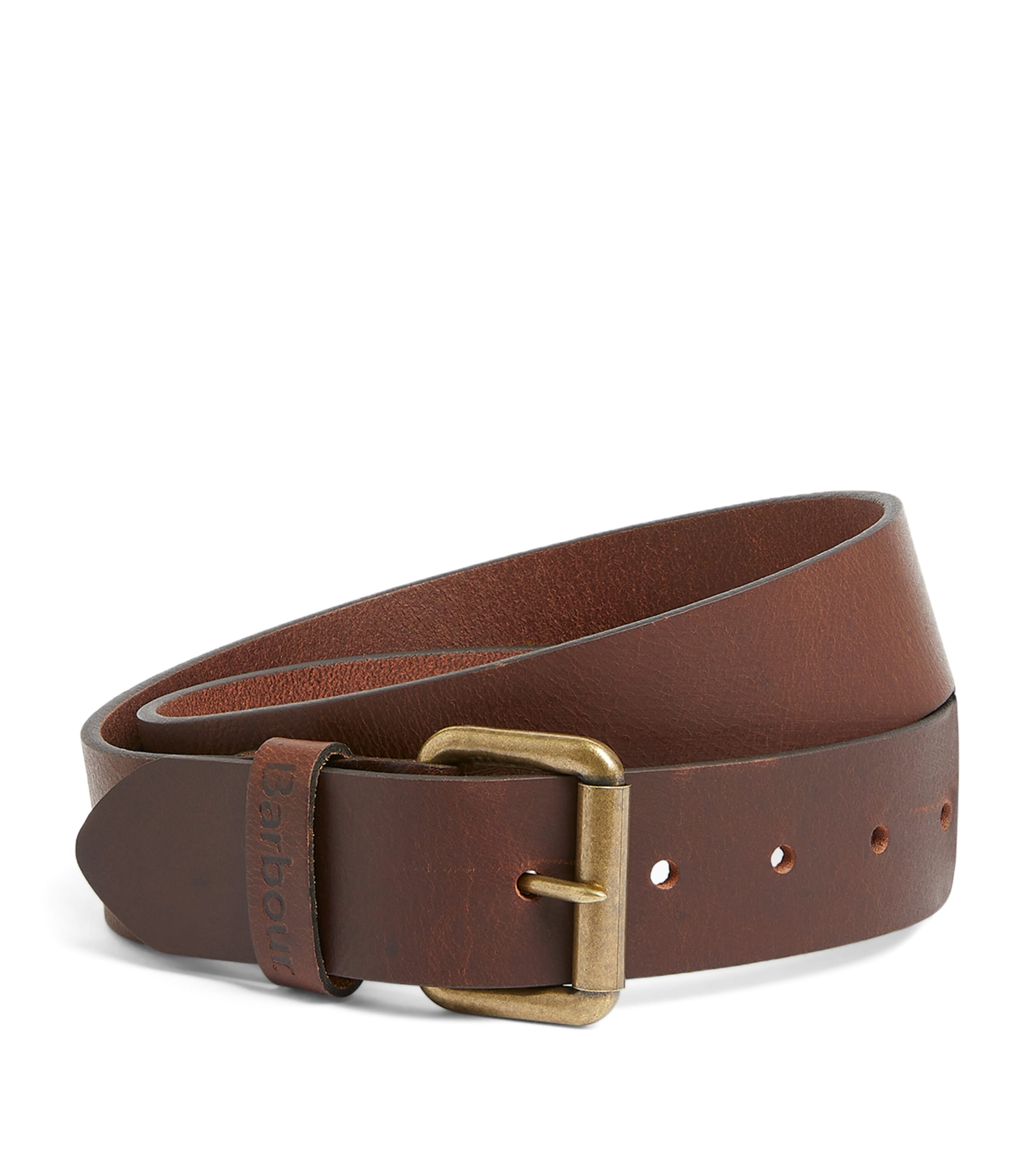 Matte Leather Belt BROWN Image 2