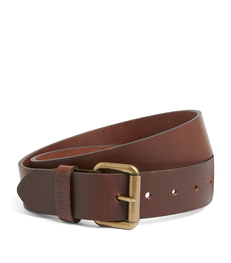 Matte Leather Belt BROWN Image 2
