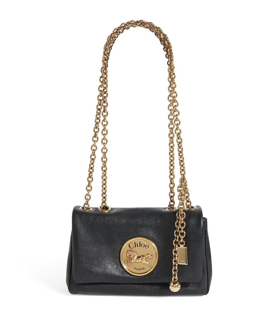 Small Leather Heritage Shoulder Bag BAG BLACK Image 1