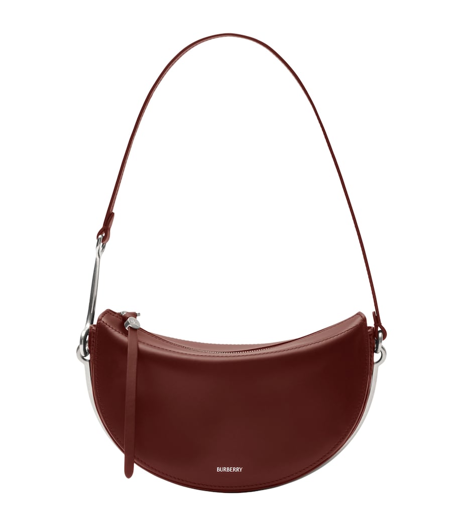 Burberry Small Bridle Saddle Bag Oxblood Red Image 1