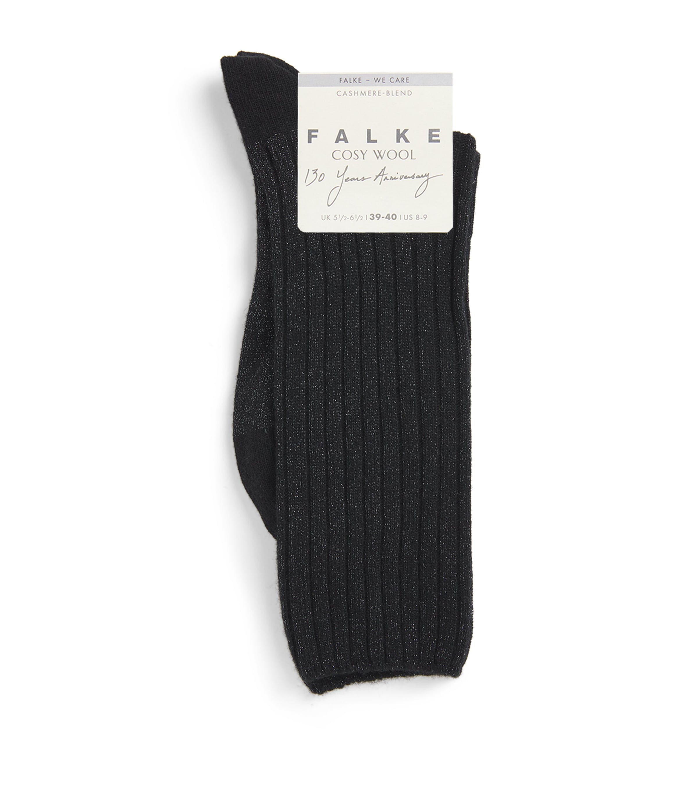 Falke Cosy Wool Boot Socks In Black