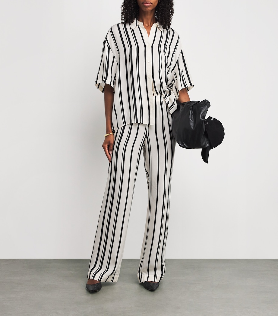 Satin Stripe Coco Shirt PRINT Image 2