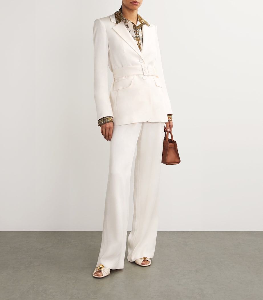Belted Ryanne Dickey Blazer DOVE Image 2