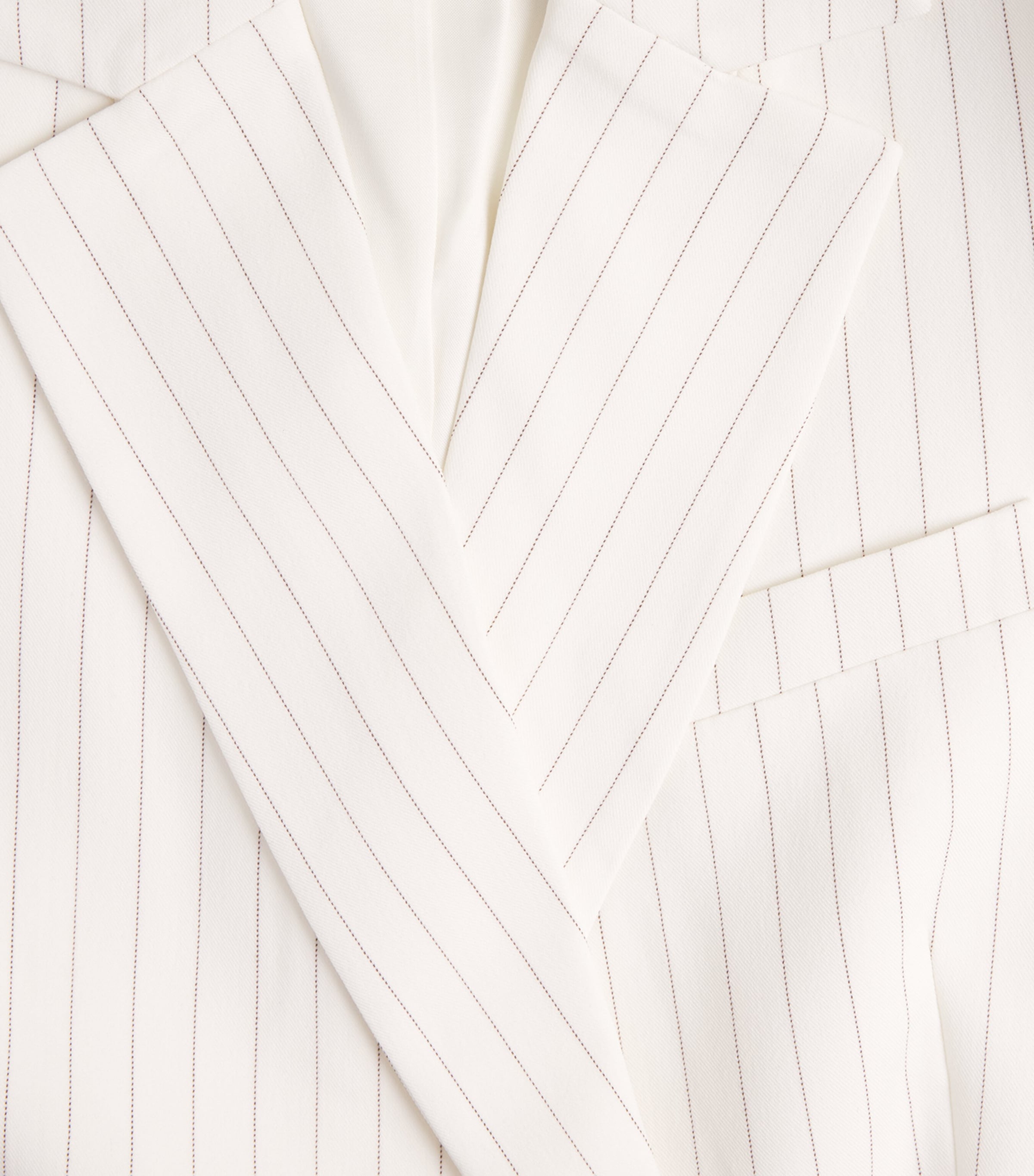 Stripe Essential Suiting Blazer CHESTNUT PIN STRIPE Image 5