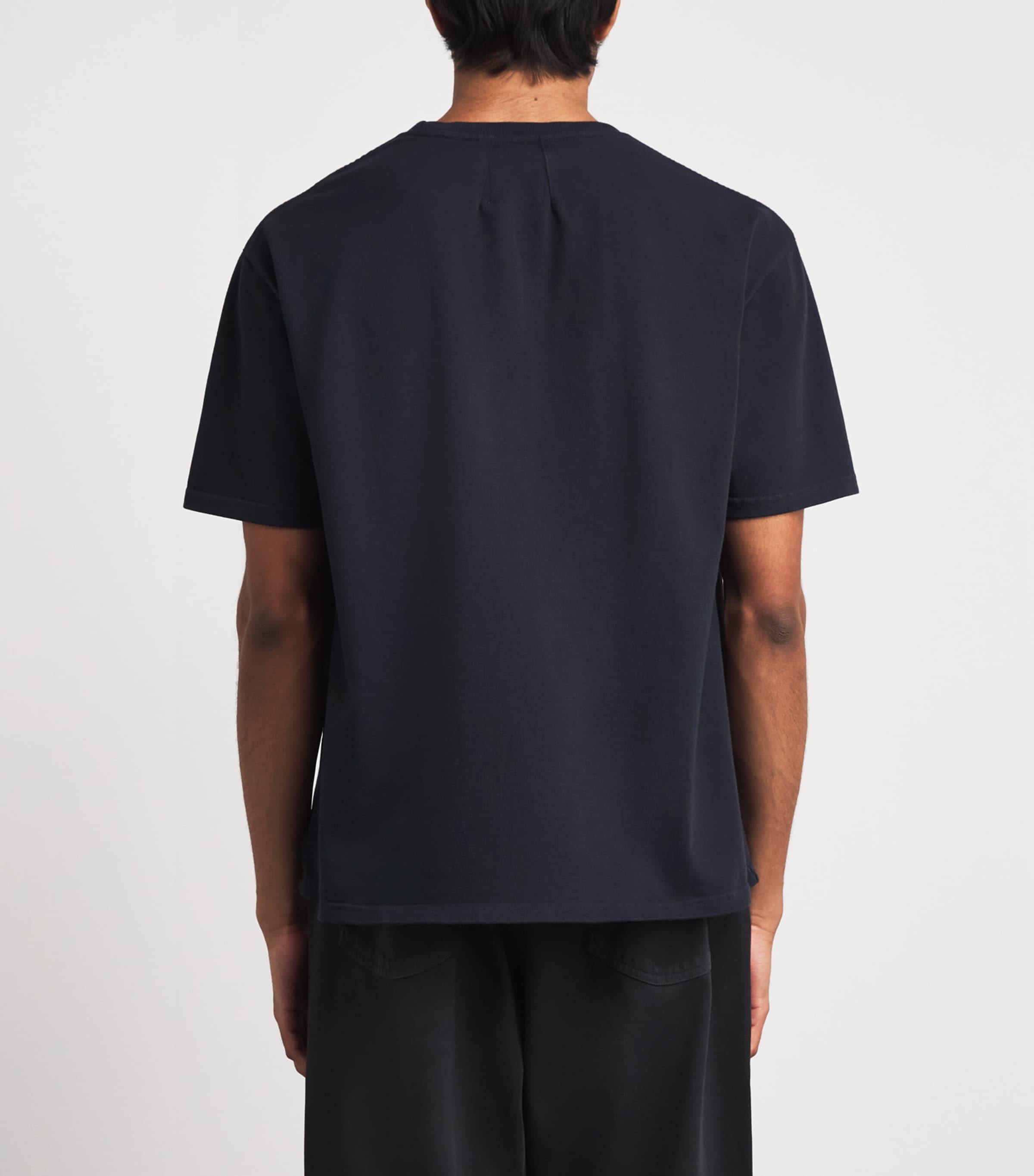 Rhude Mens Cotton 91 Rallye T-Shirt Vintage White /black Image 5