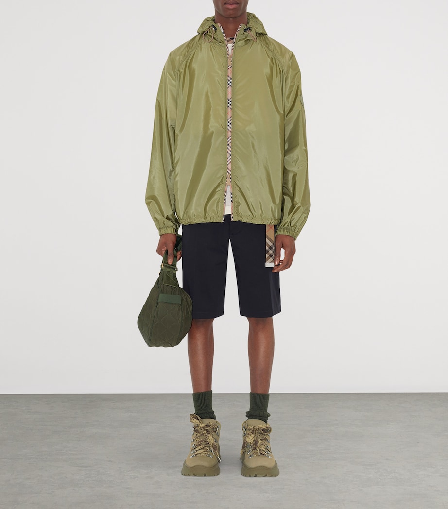 Cotton EKD Slim Shorts NAVY Image 2