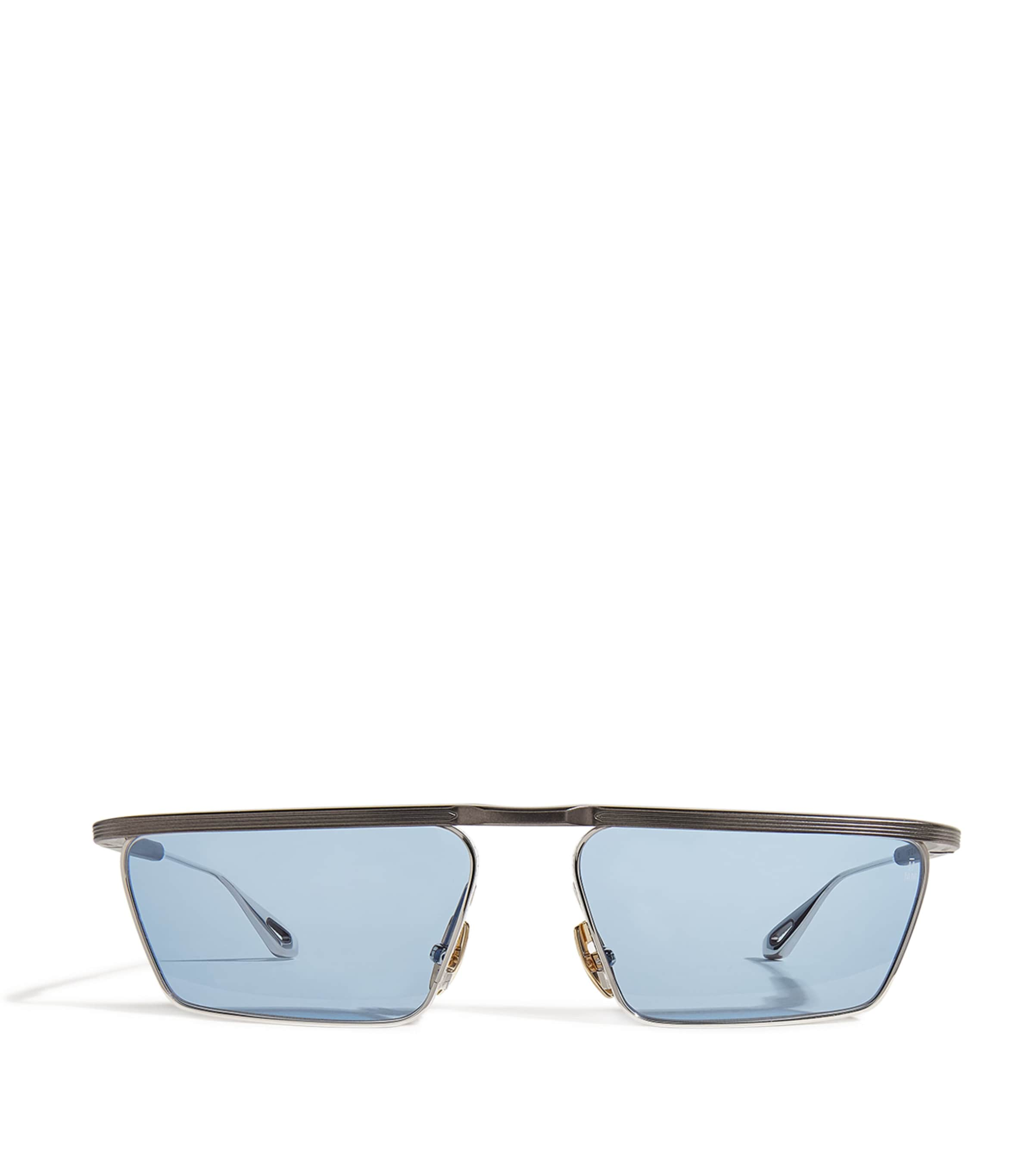 Jacques Marie Mage Titanium Bogart Sunglasses In Grey