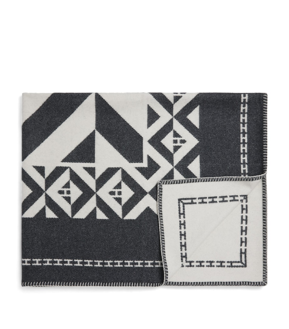 Wool-Cashmere Throw MULTI Image 1