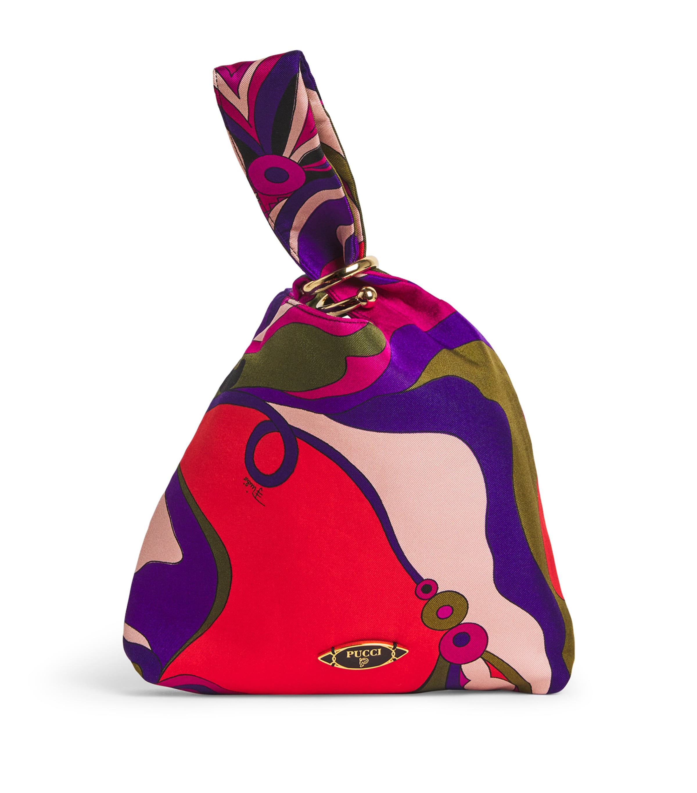 Pucci Silk Emilio Top-handle Bag