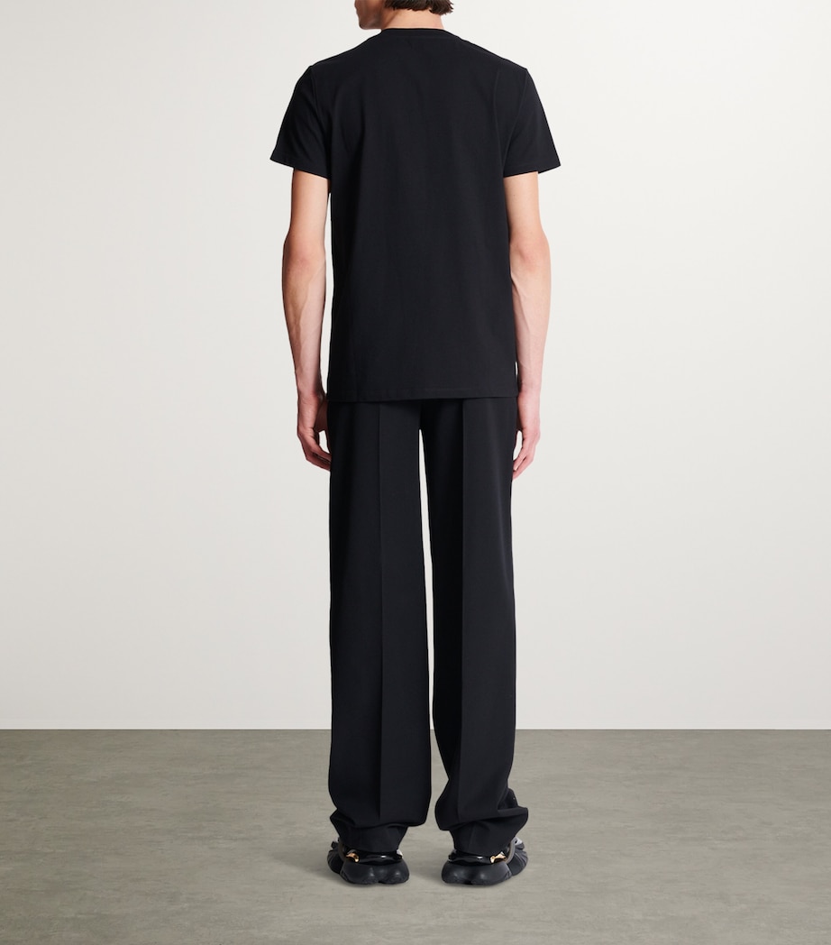 Cotton Logo T-Shirt 0PA NOIR Image 6