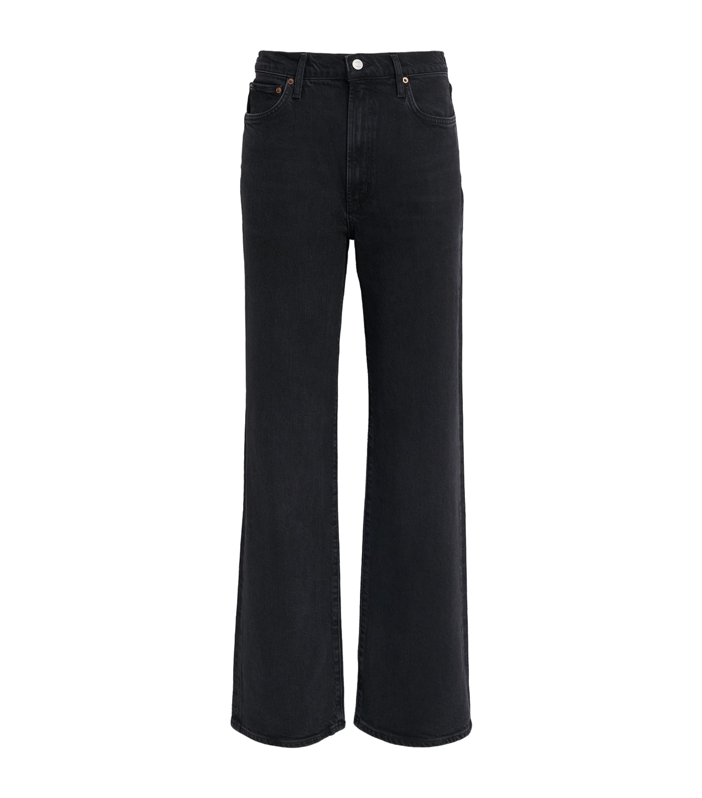 AGOLDE Womens Harper Relaxed Straight Jeans Gnrt Image 1