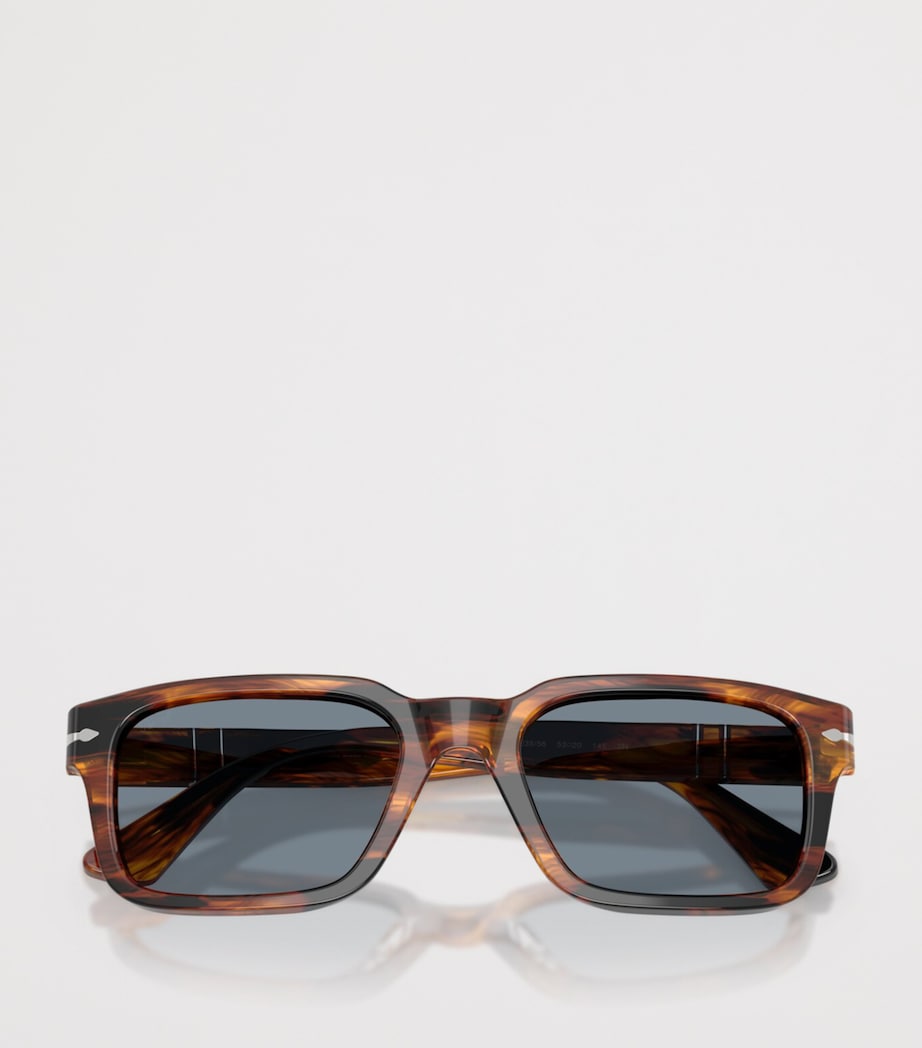 Persol Rectangular PO3272S Sunglasses Brown Image 5