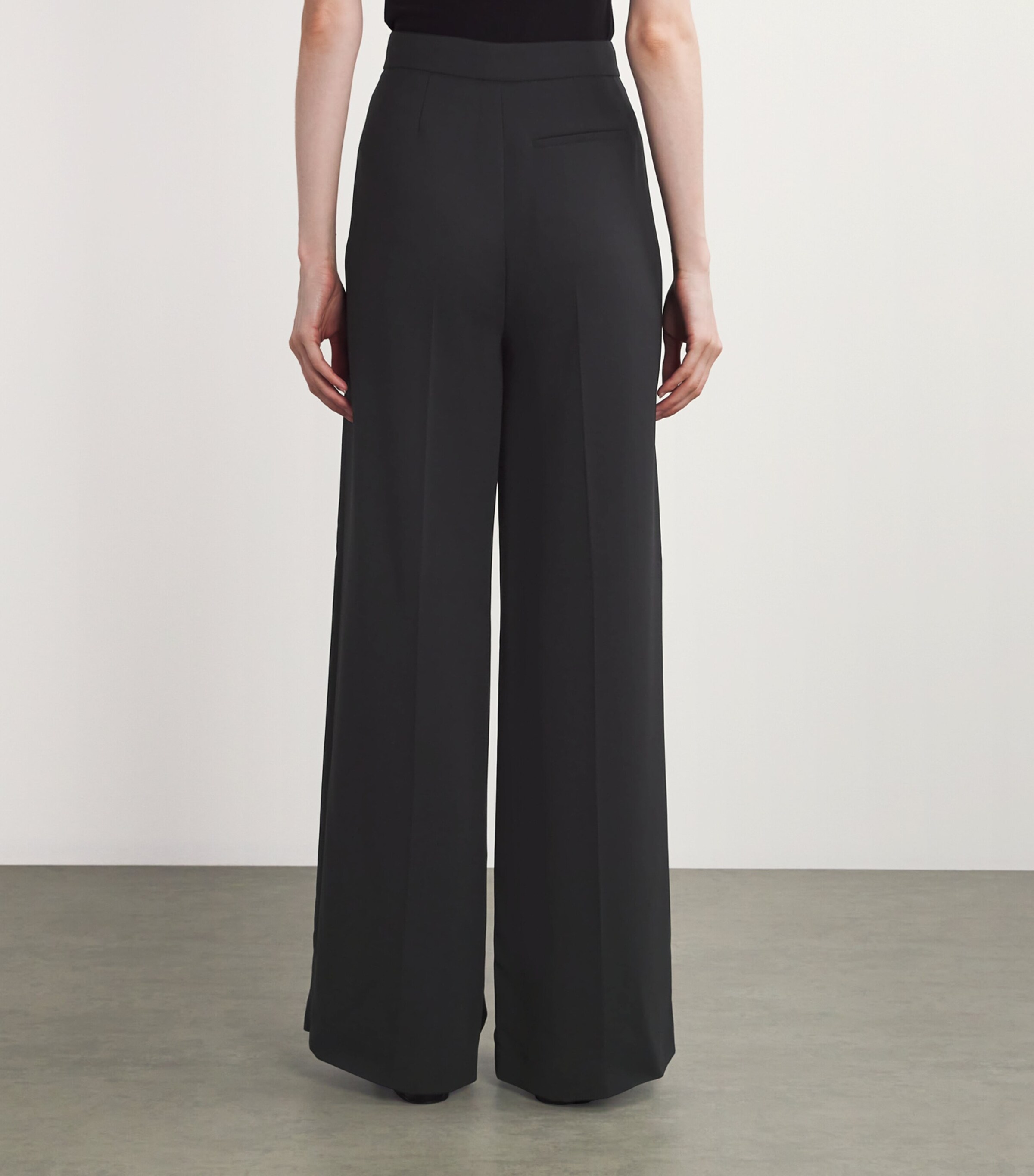 Comfort Cady Alane Wide-Leg Trousers BLACK Image 4