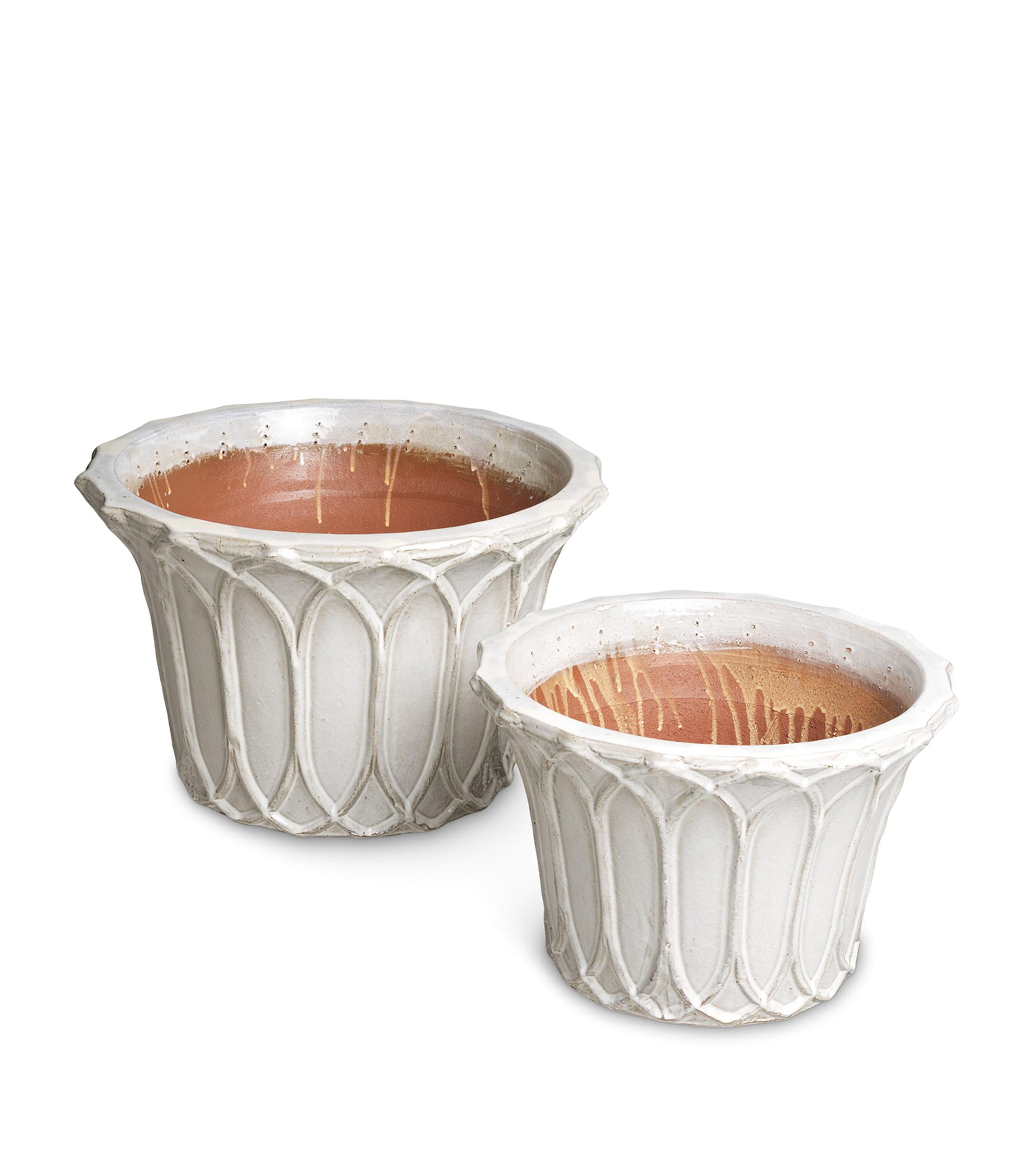 Eichholtz Outdoor Iverson Planters (Set of 2) Grey Image 2