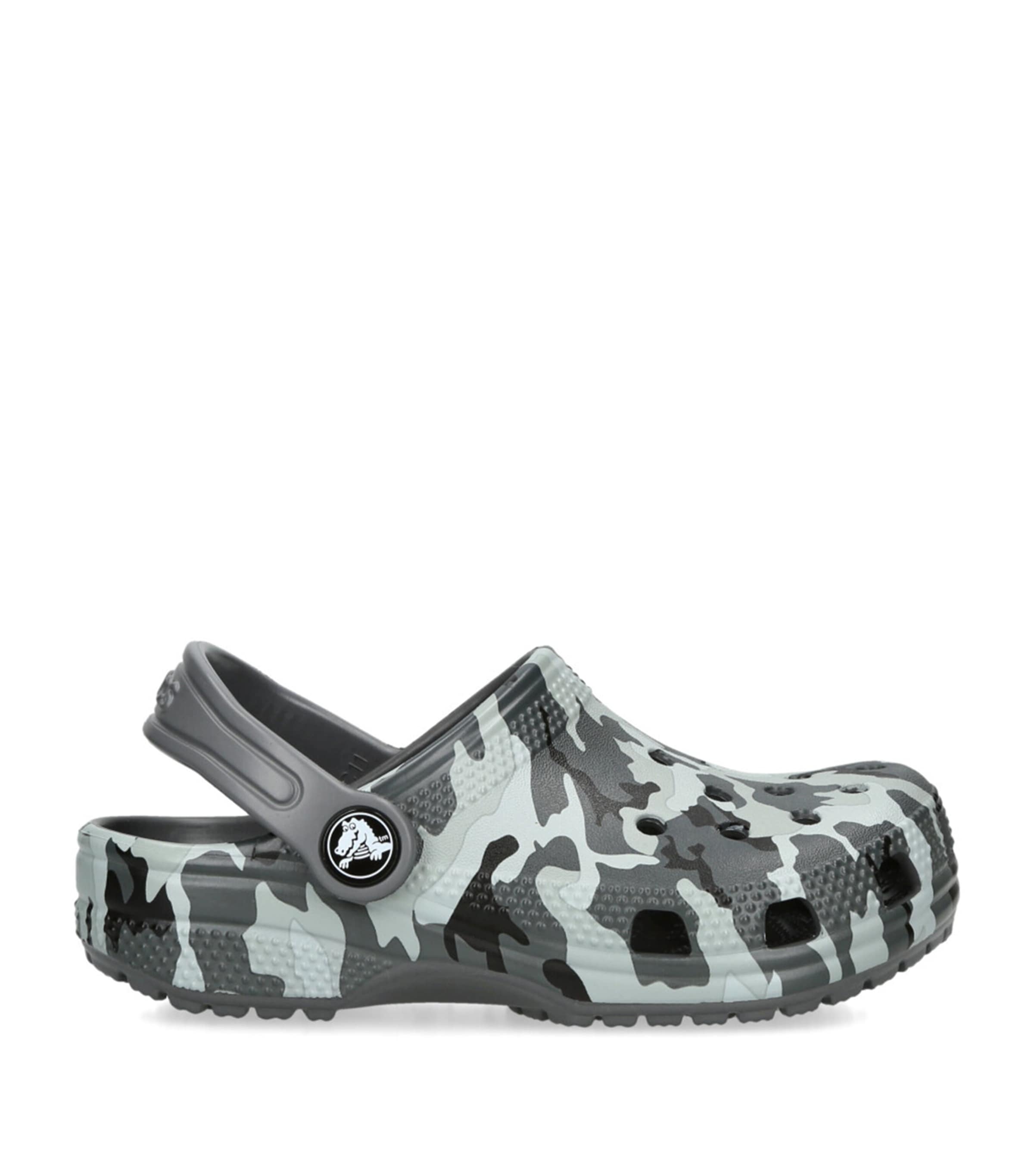 Crocs Kids' Classic Camouflage Clogs In Multi