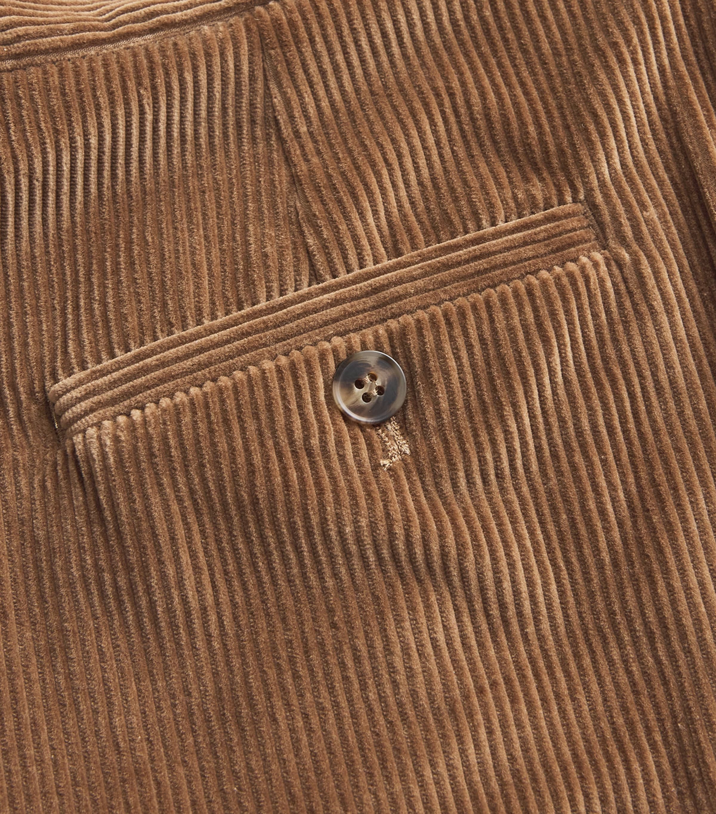 Cotton Corduroy Wide-Leg Trousers HAZELNUT BROWN Image 5