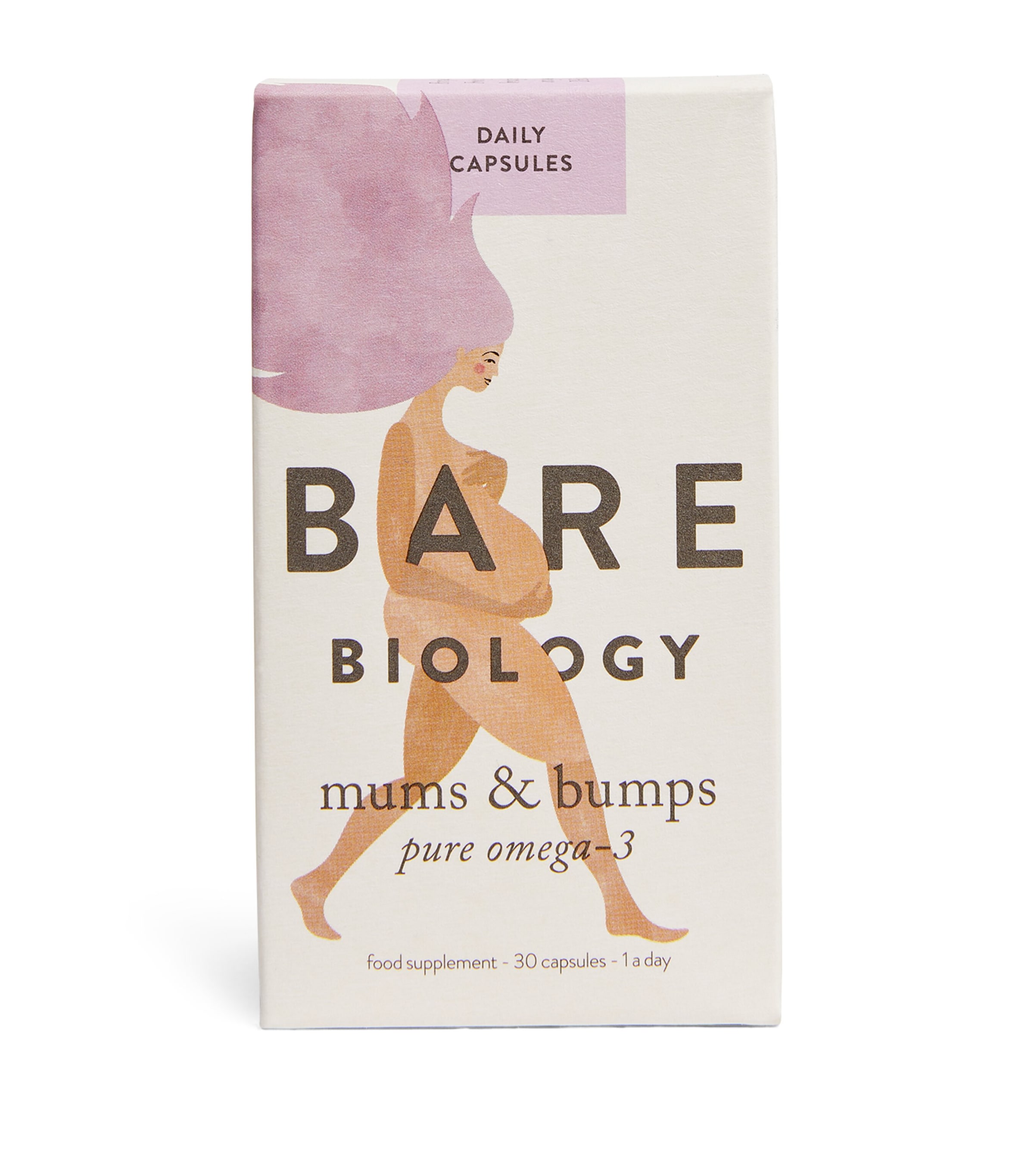Bare Biology Mum & Bump: Pure Omega-3 (30 Capsules) | Health & Wellbeing | Vitamins & Supplements | Body Care | Beauty Supplements