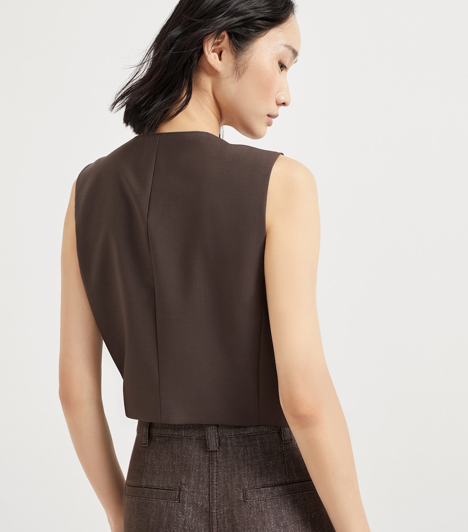 Tropical Luxury Wool Vest C019 Image 3