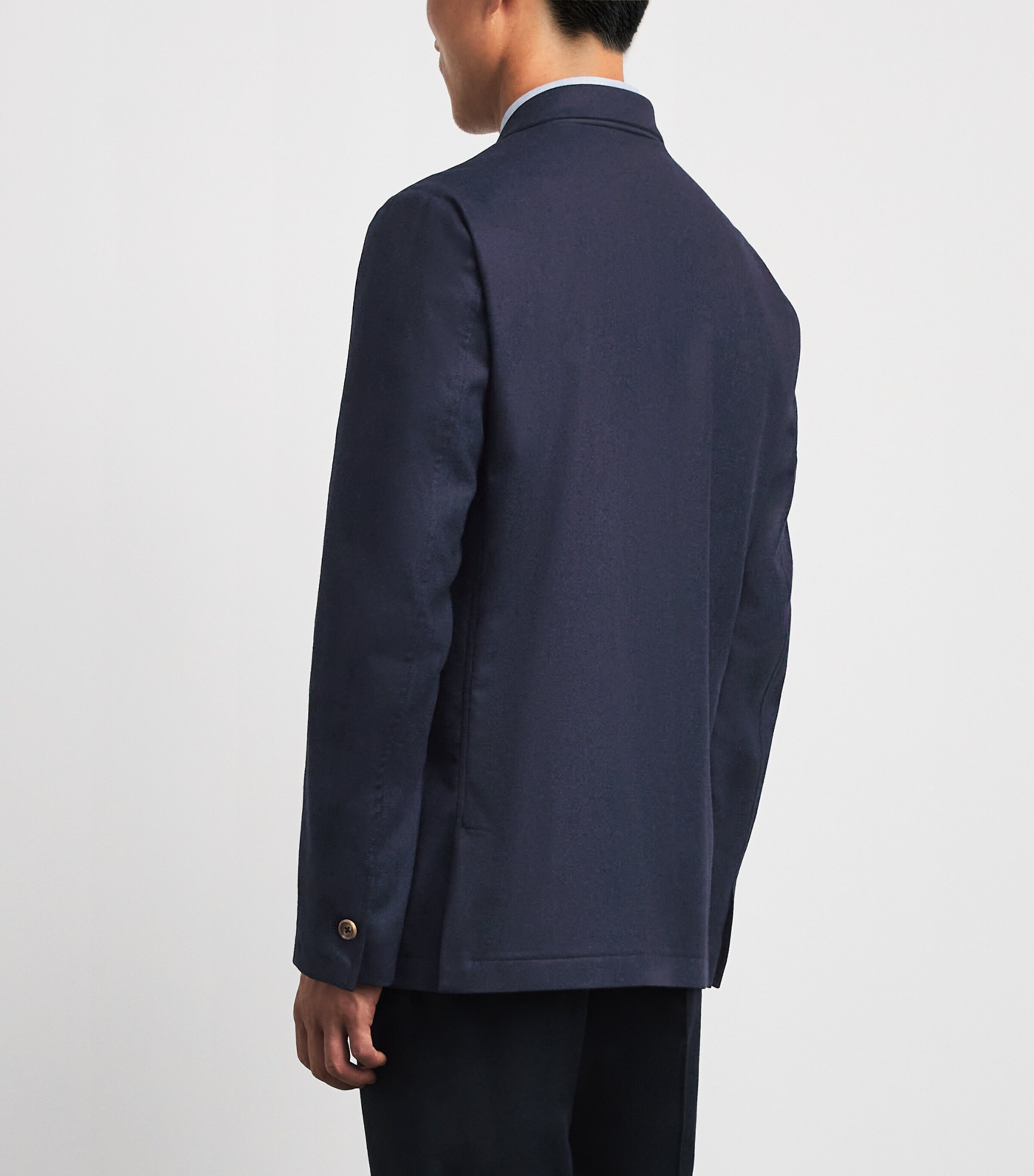 Fioroni Cashmere Mens Virgin Wool Unstructured Blazer Image 5