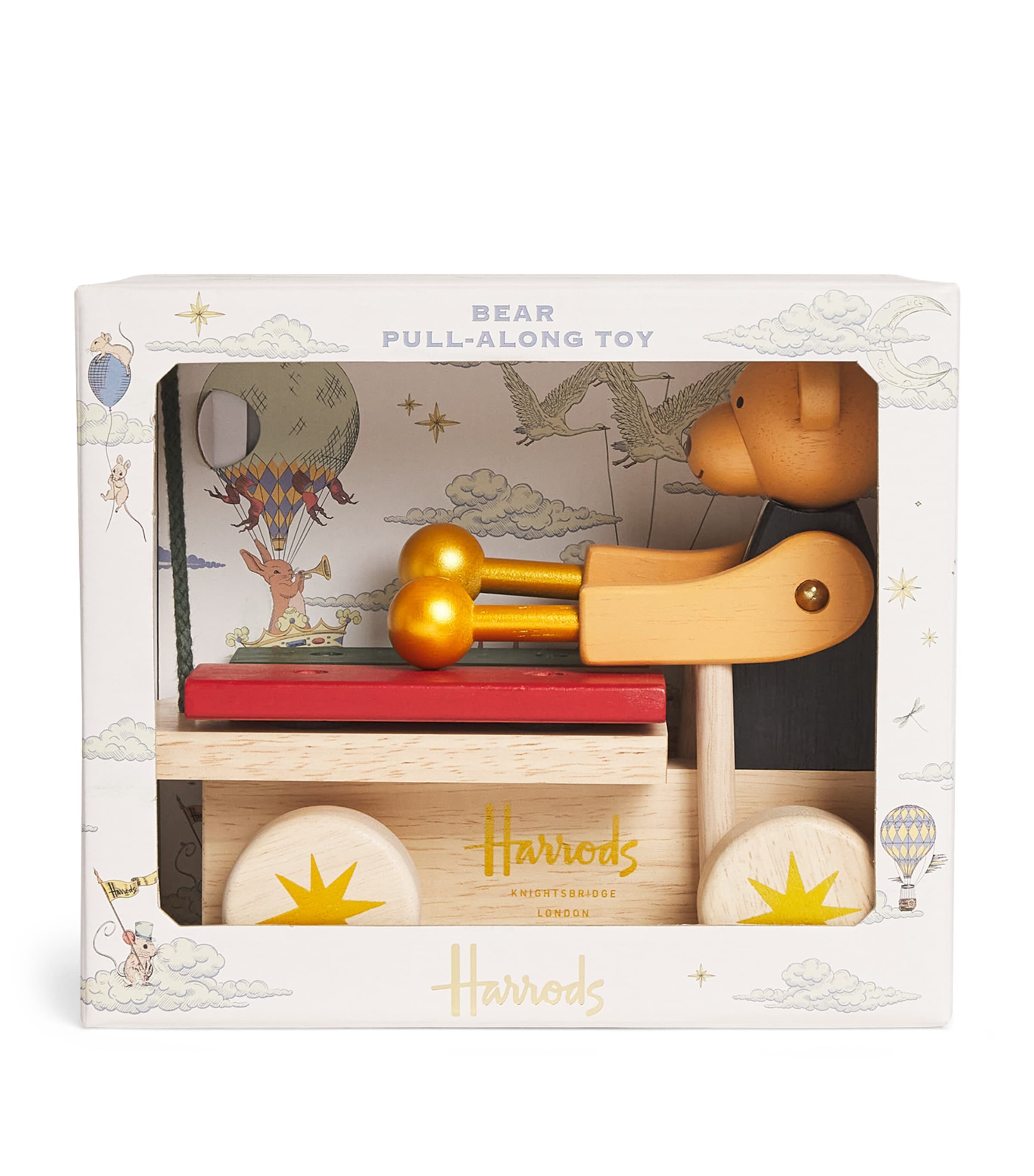 Harrods Bear Pull-Along Toy Image 1
