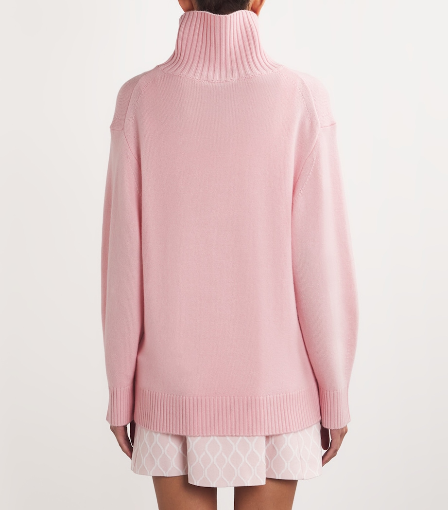 Wool-Blend Rollneck Sweater PINK Image 4