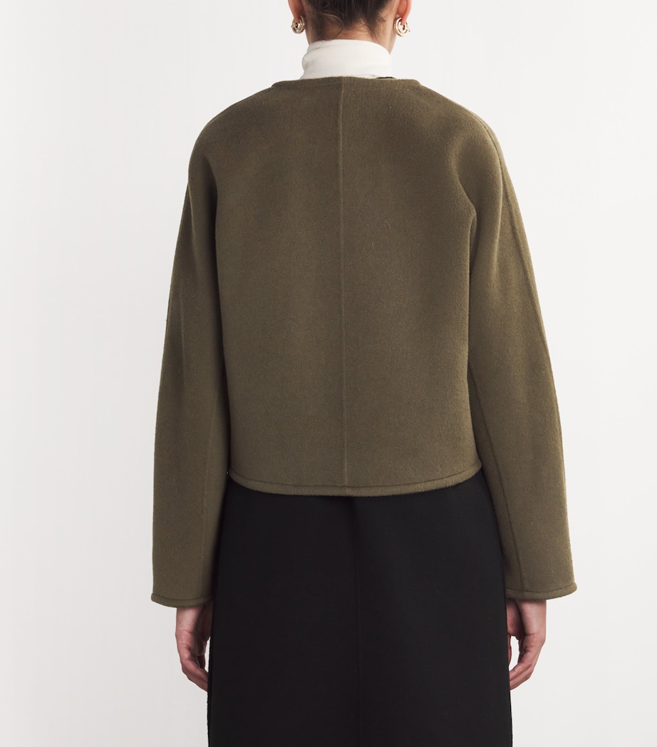 Wool-Cashmere Structured Jacket A2108 Image 4