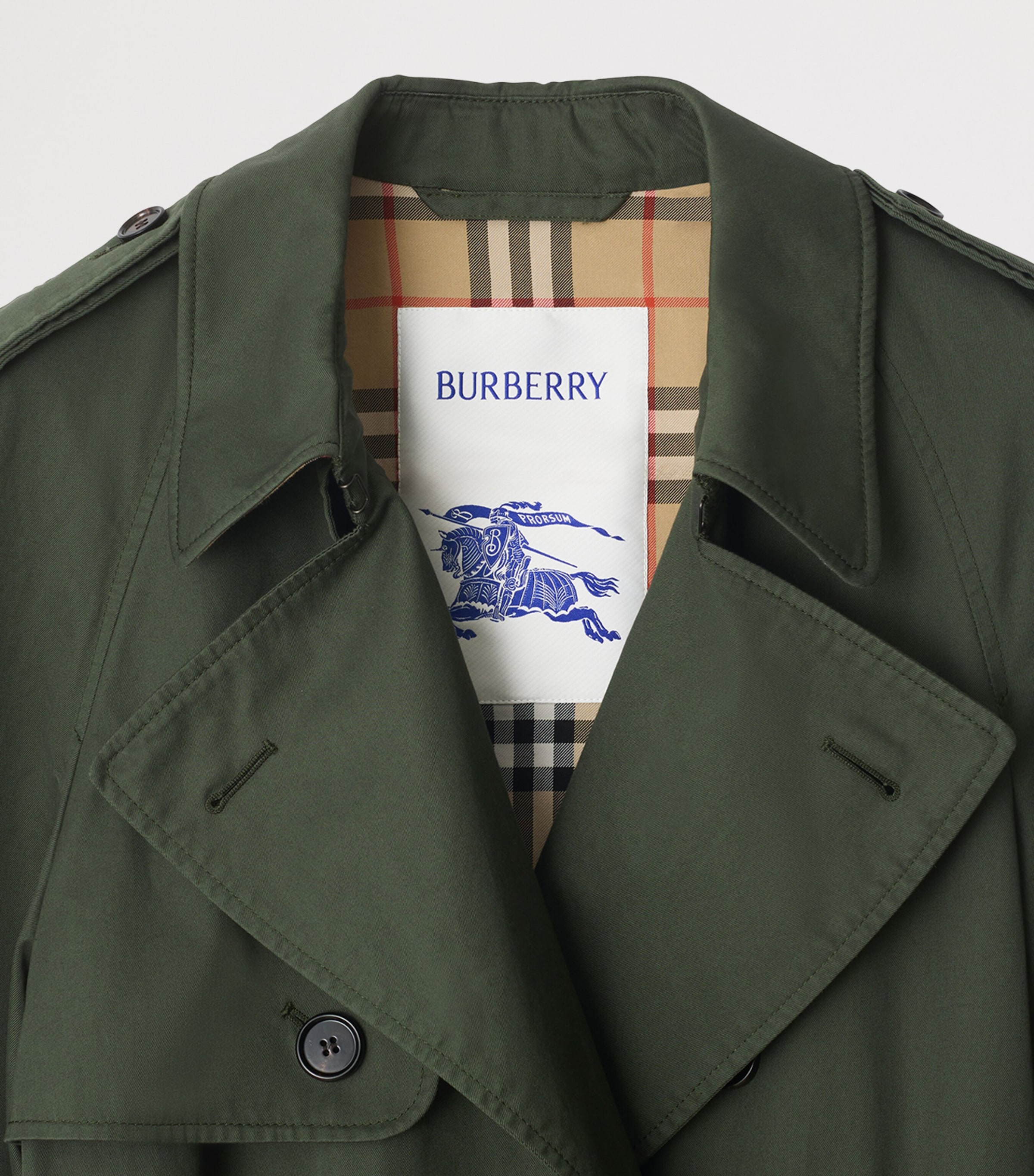 Burberry Gabardine Trench Coat | Harrods US