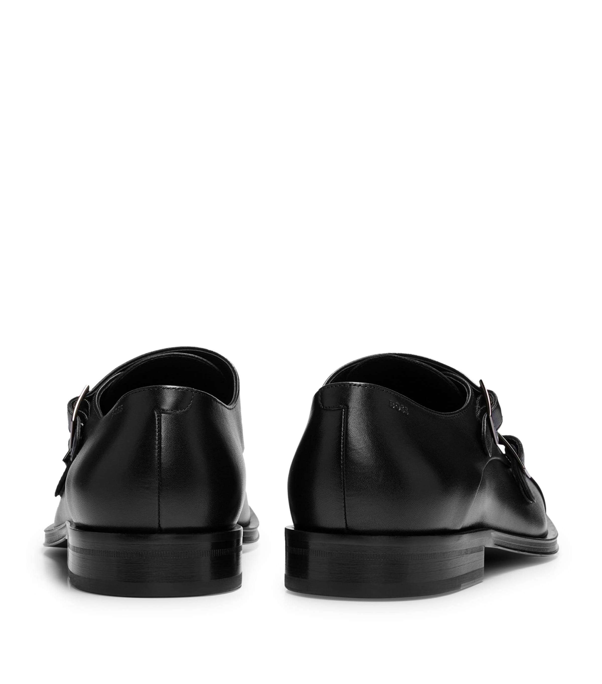 Leather Derek Monkstrap Shoes 001 Image 3
