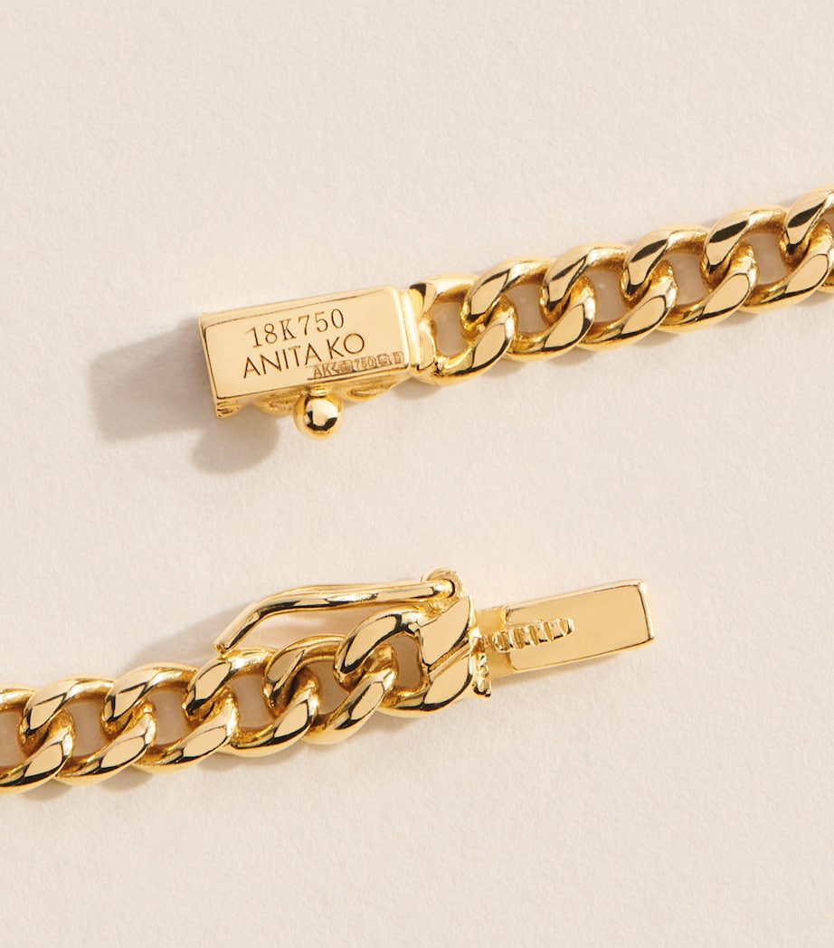 Anita Ko Yellow Gold and Sapphire Chain Bracelet Yellow Gold Image 3