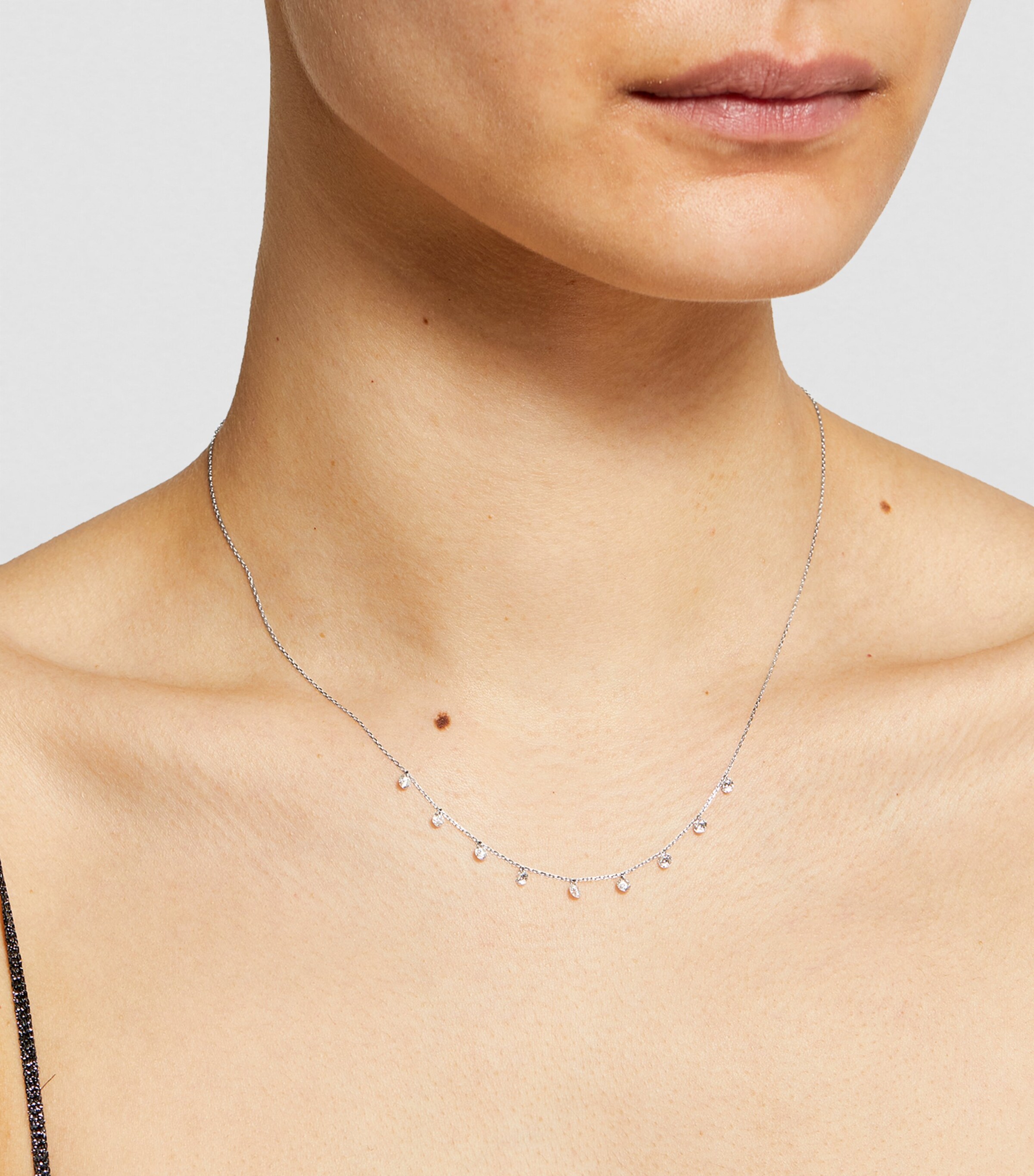 White Gold and Diamond Danaé Necklace WHITE GOLD Image 4